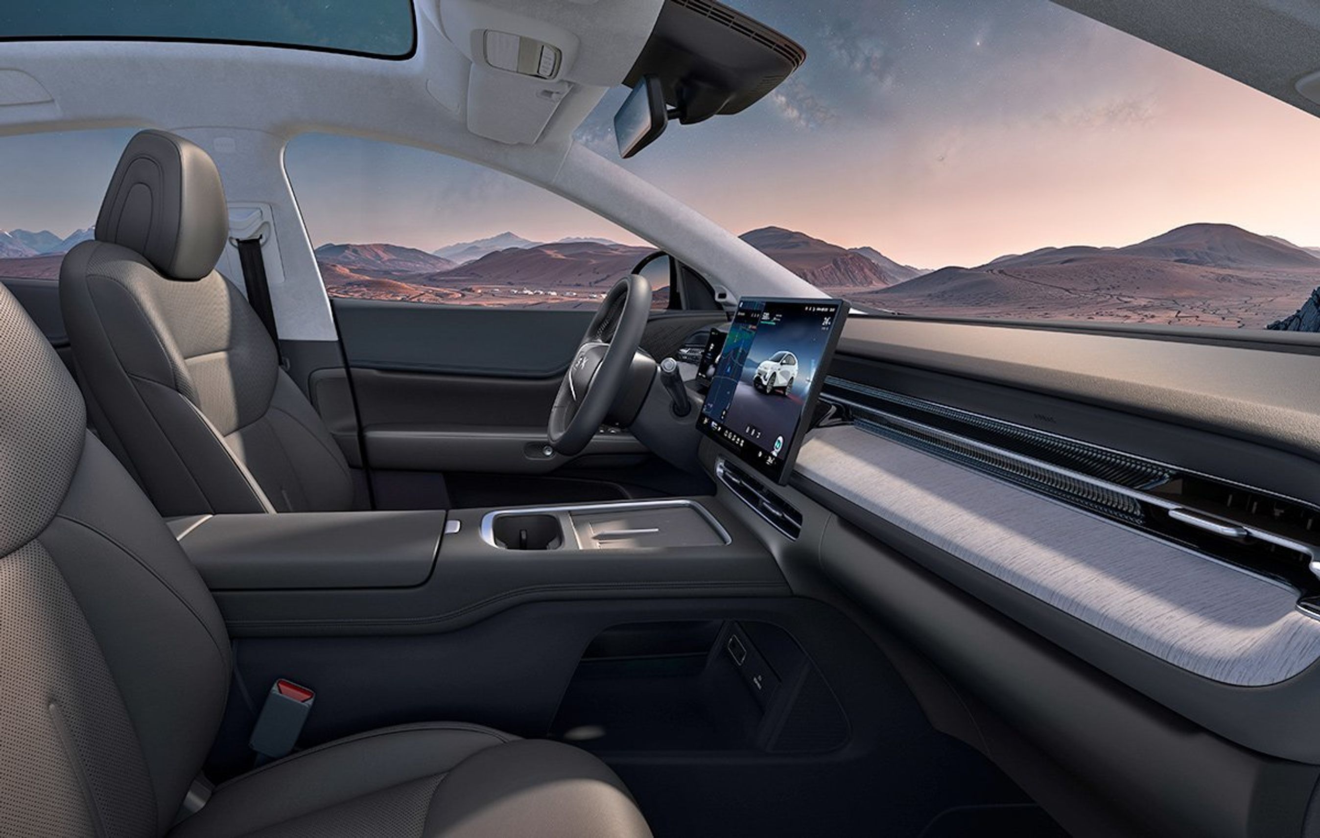 Kabinen i Xpeng G6.