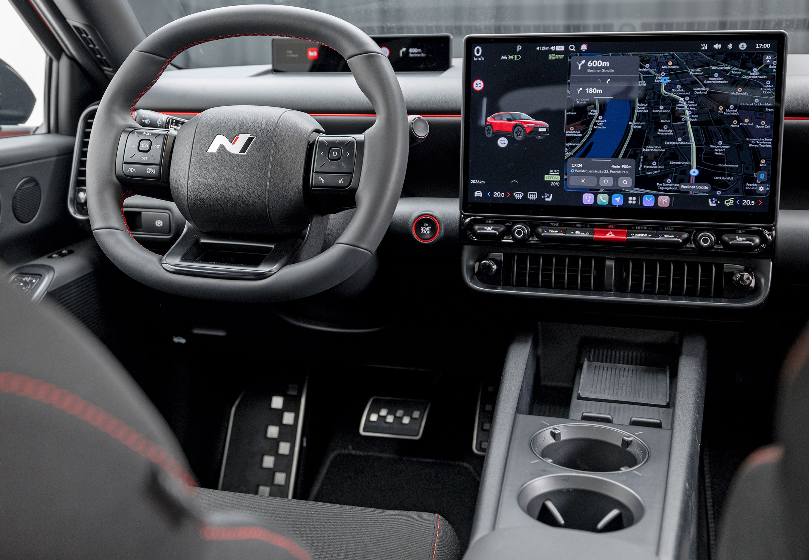 Førerplads i Ioniq 3.