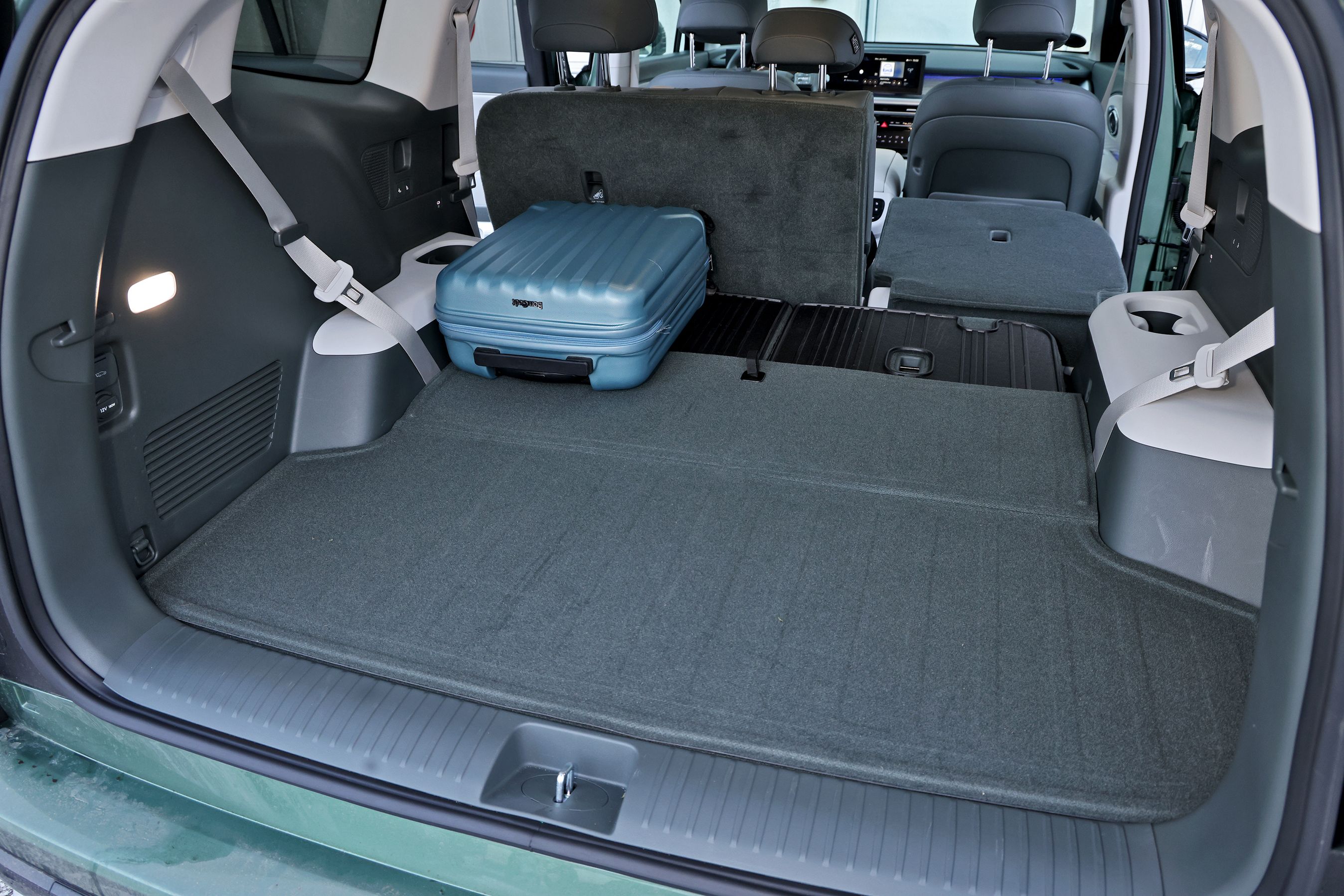 Bagagerummet i en Hyundai Ioniq 9 er gigantisk