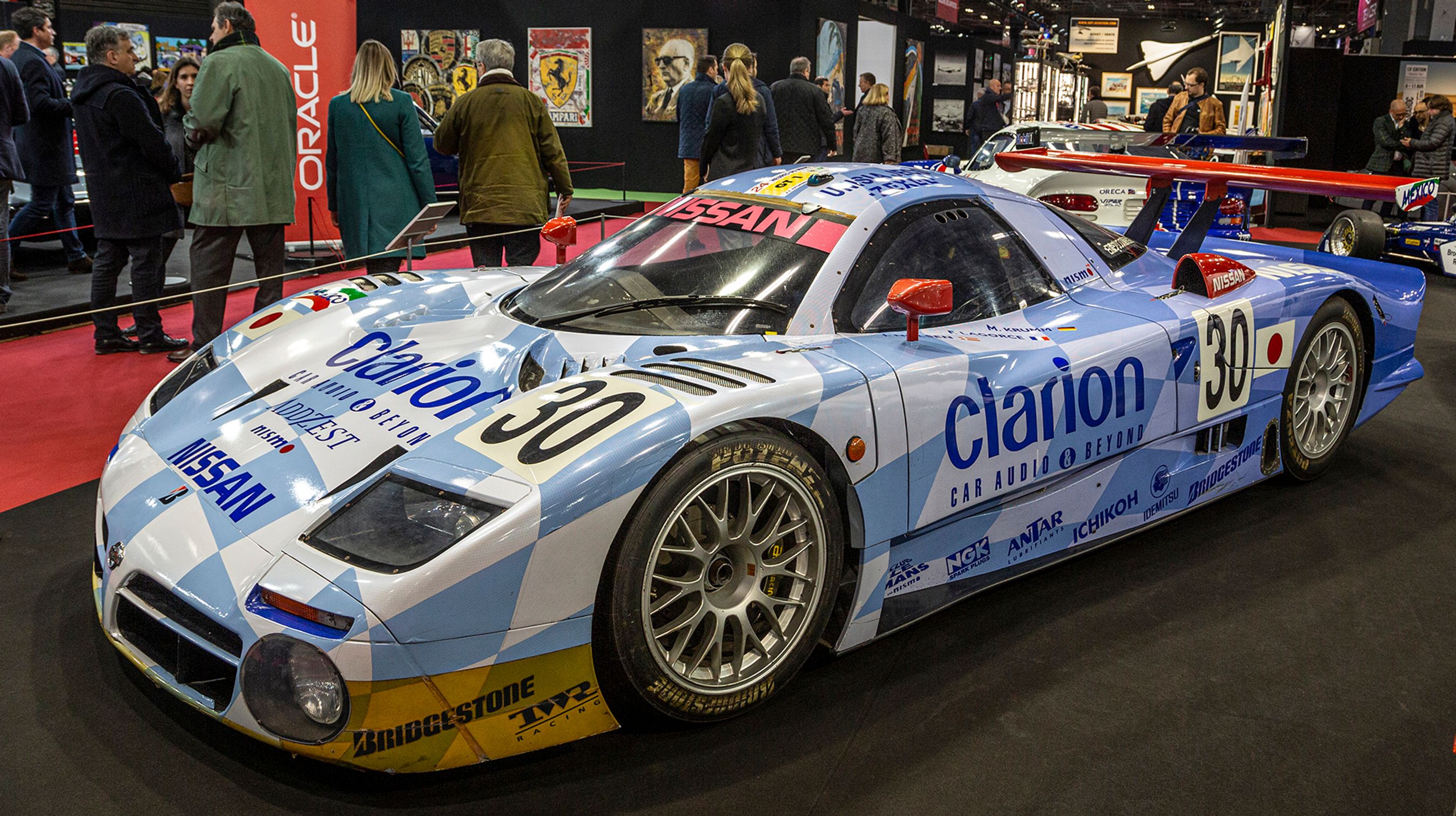 Et lille stykke dansk racerhistorie: John Nielsen var med bag rattet på denne Nissan R390 GT1, som besatte femtepladsen i 24-timers løbet på Le Mans i 1998.