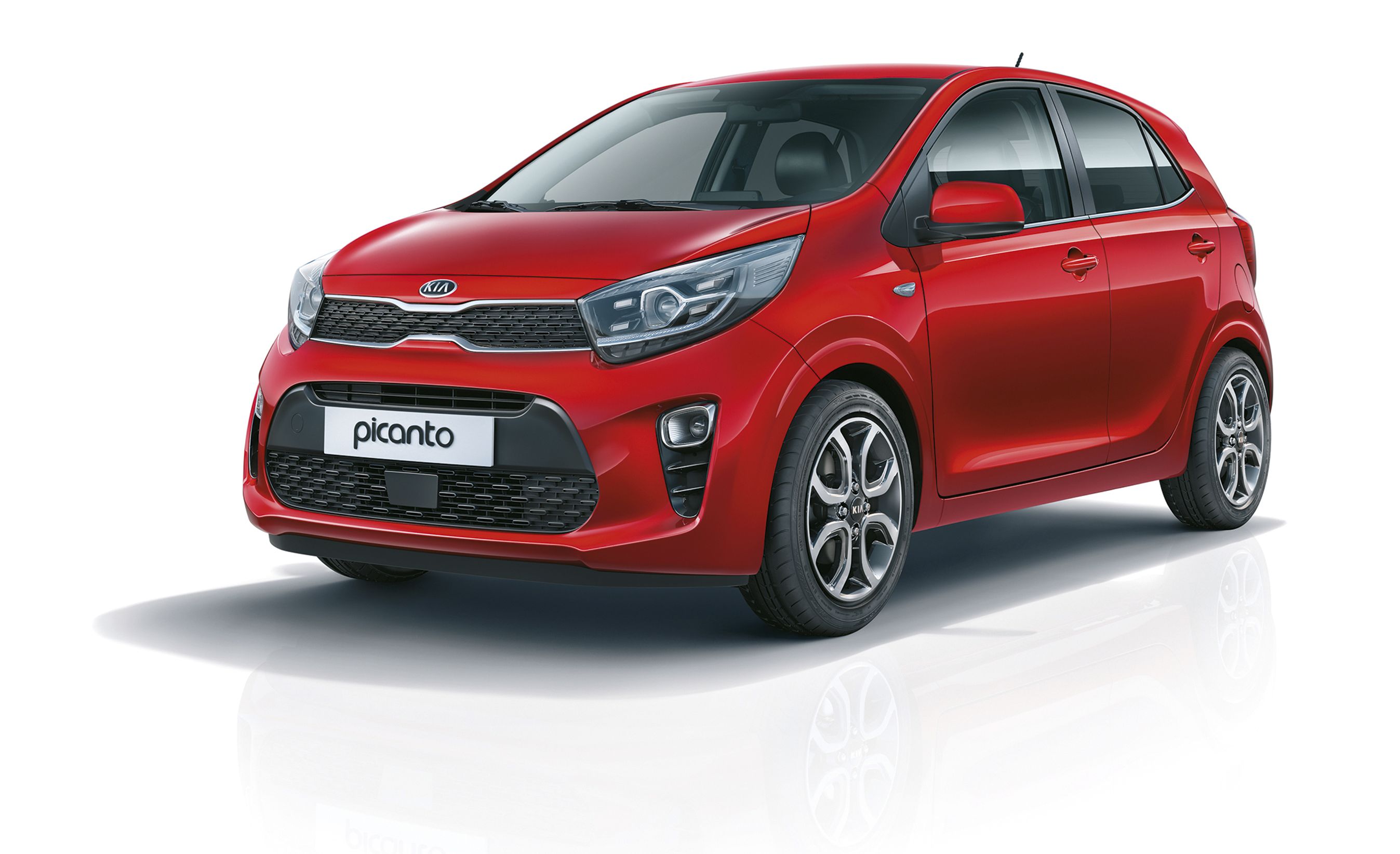 Kia Picanto i den faceliftede 2020-udgave. Her ses standardmodellen.