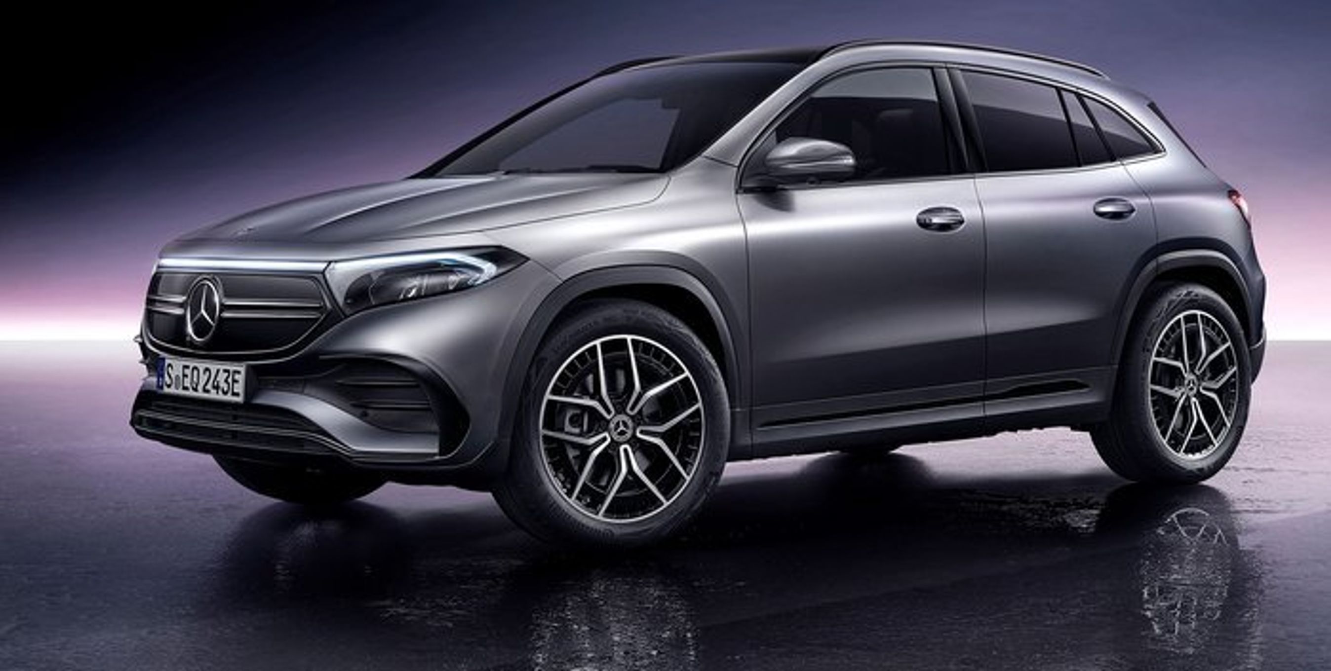 Elbilen EQA er i landet omkring marts.