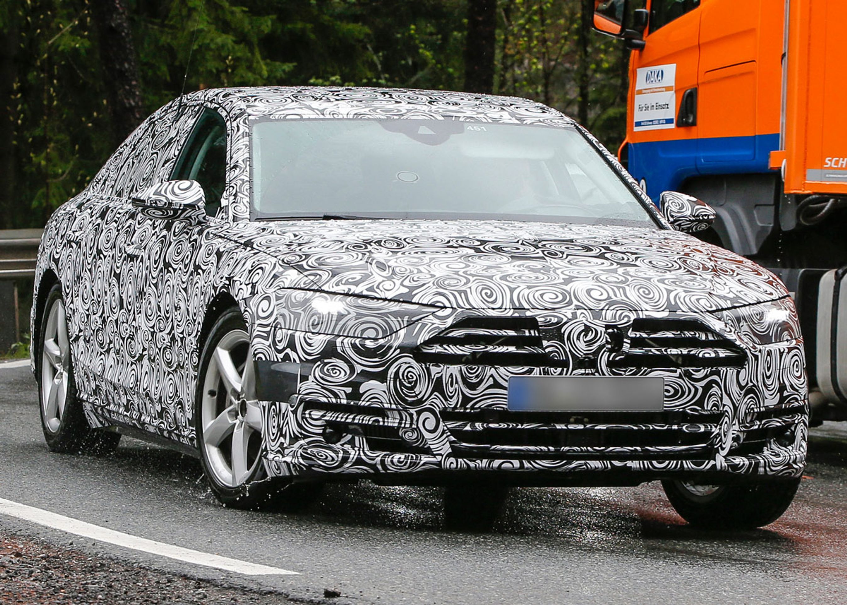 Den næste A8 får formentlig ca. samme dimensioner som den nuværende. En forlænget version ventes også.