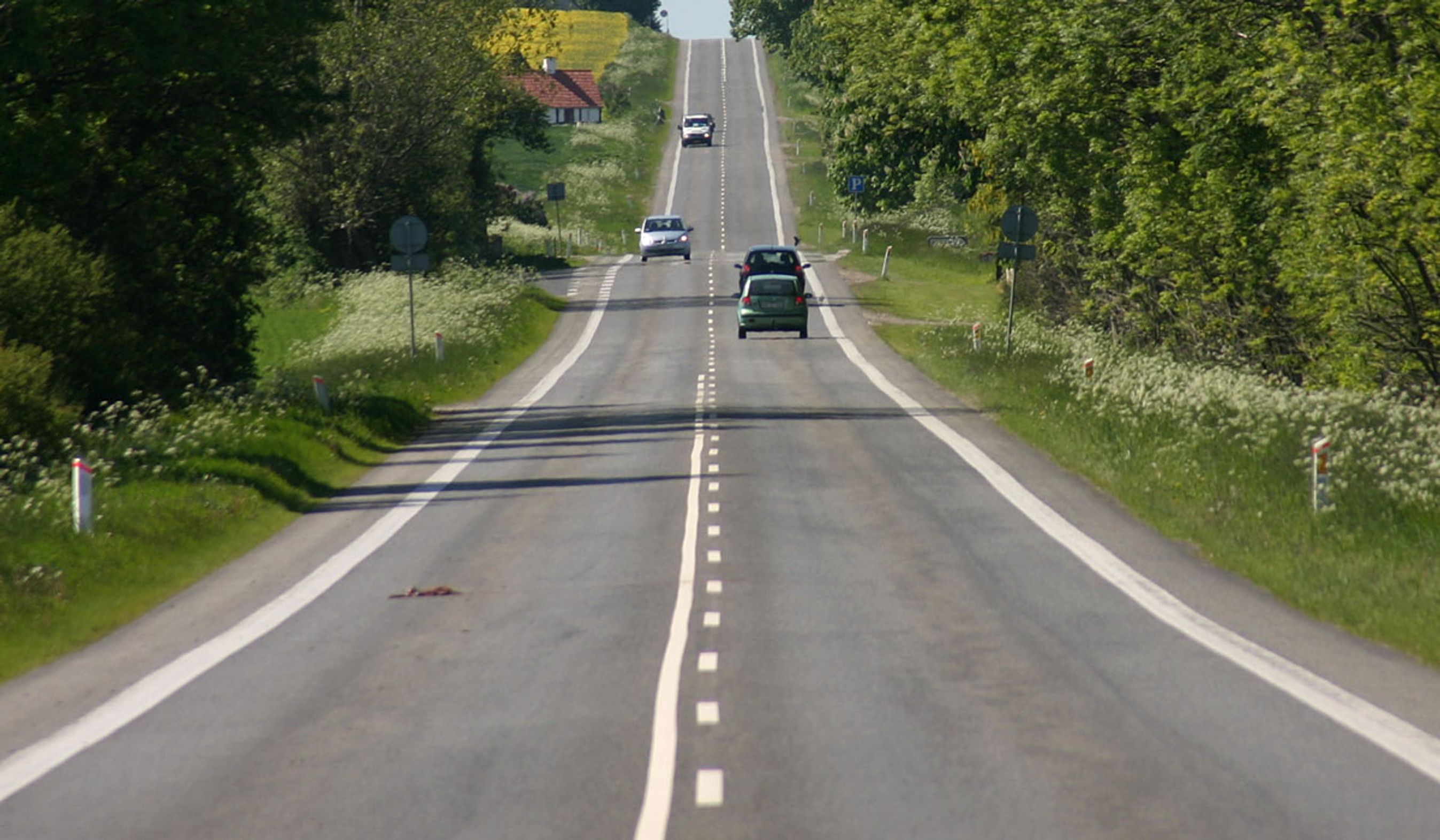 På landeveje sker 60 pct. af trafikdrabene.