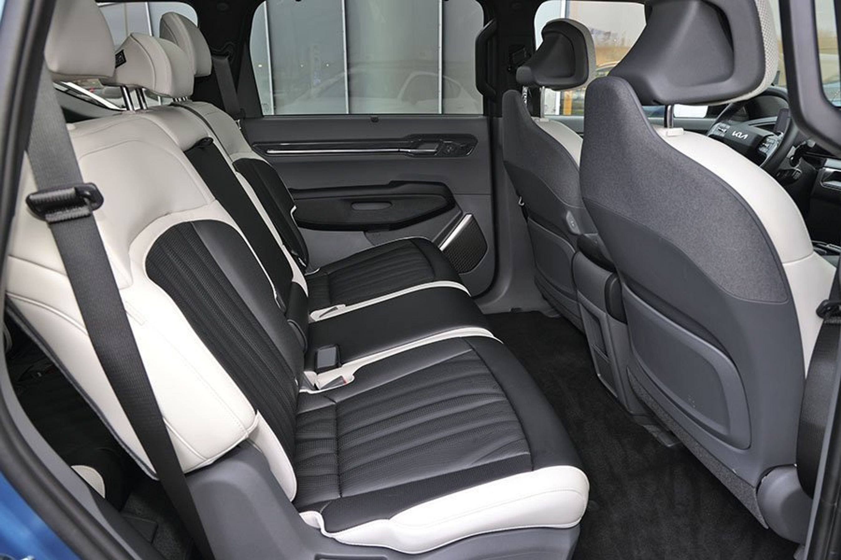 Anden række bagsæder i en Kia EV9