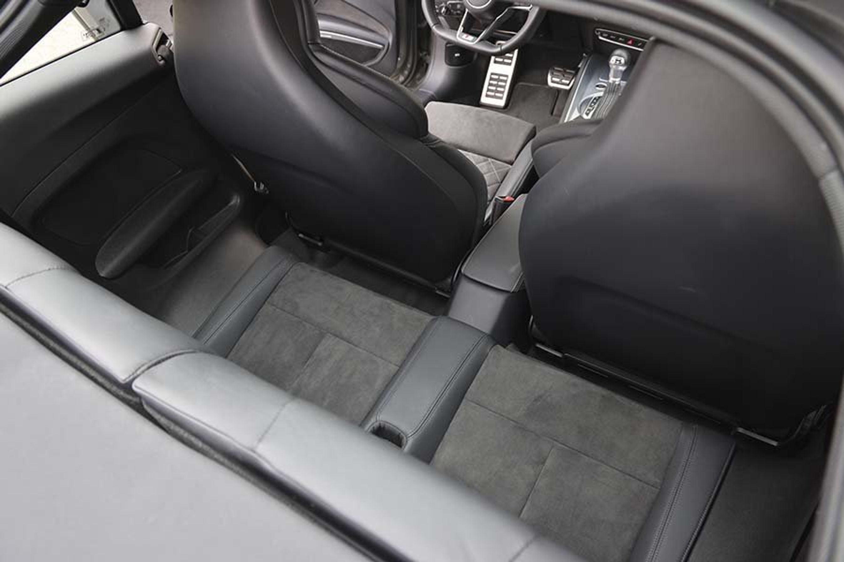 Bagsæderne i en Audi TT