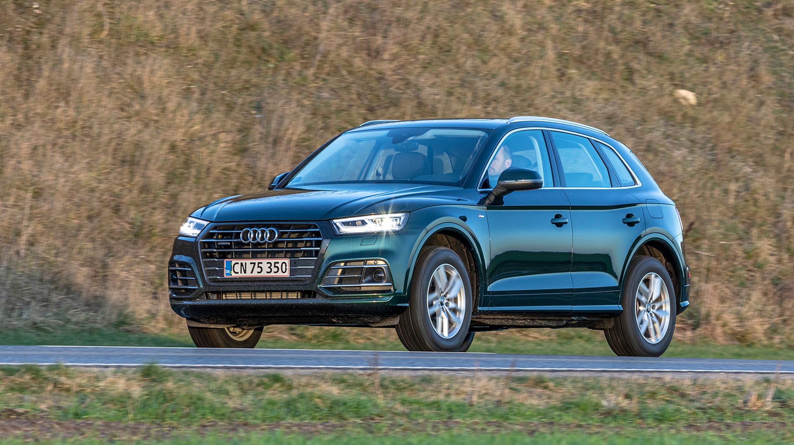 Audi Q5 har også som plugin-hybrid firehjulstræk, hvilket hos Audi hedder Quattro. 