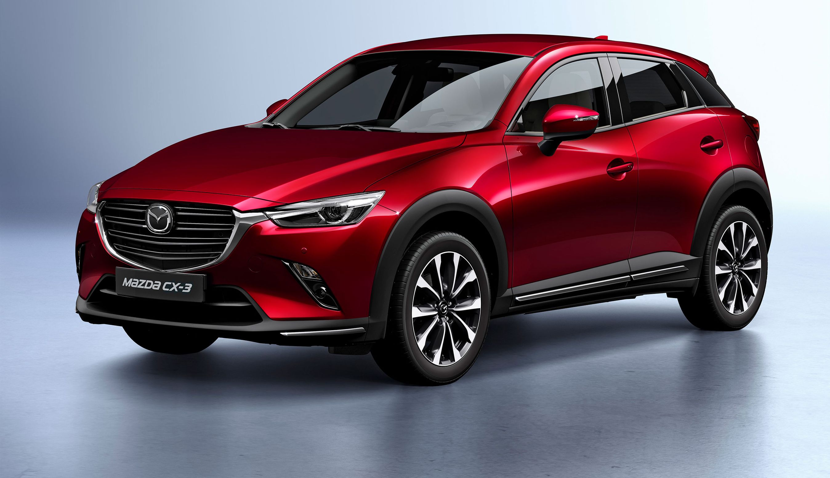 Mazda CX-3 forfra.