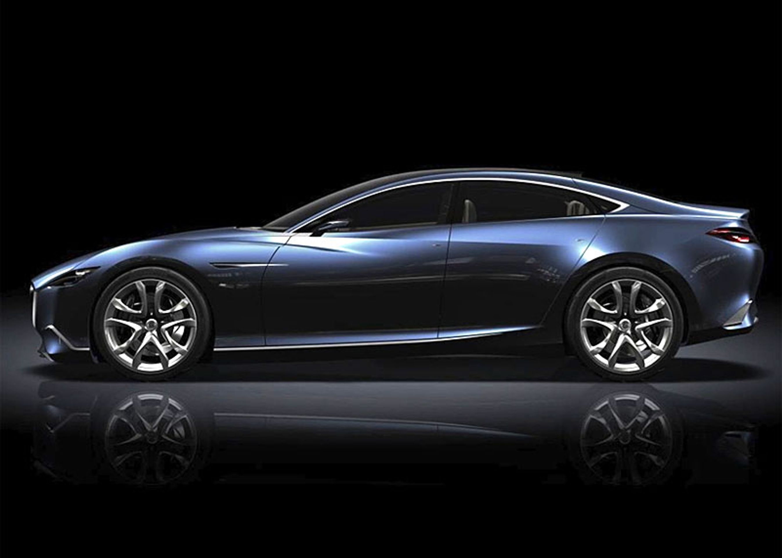 Linjer er langstrakte og elegante, men mindre dramatisk end den hidtidige Nagare-stil, der var inspireret af sand, der formes af vinden.