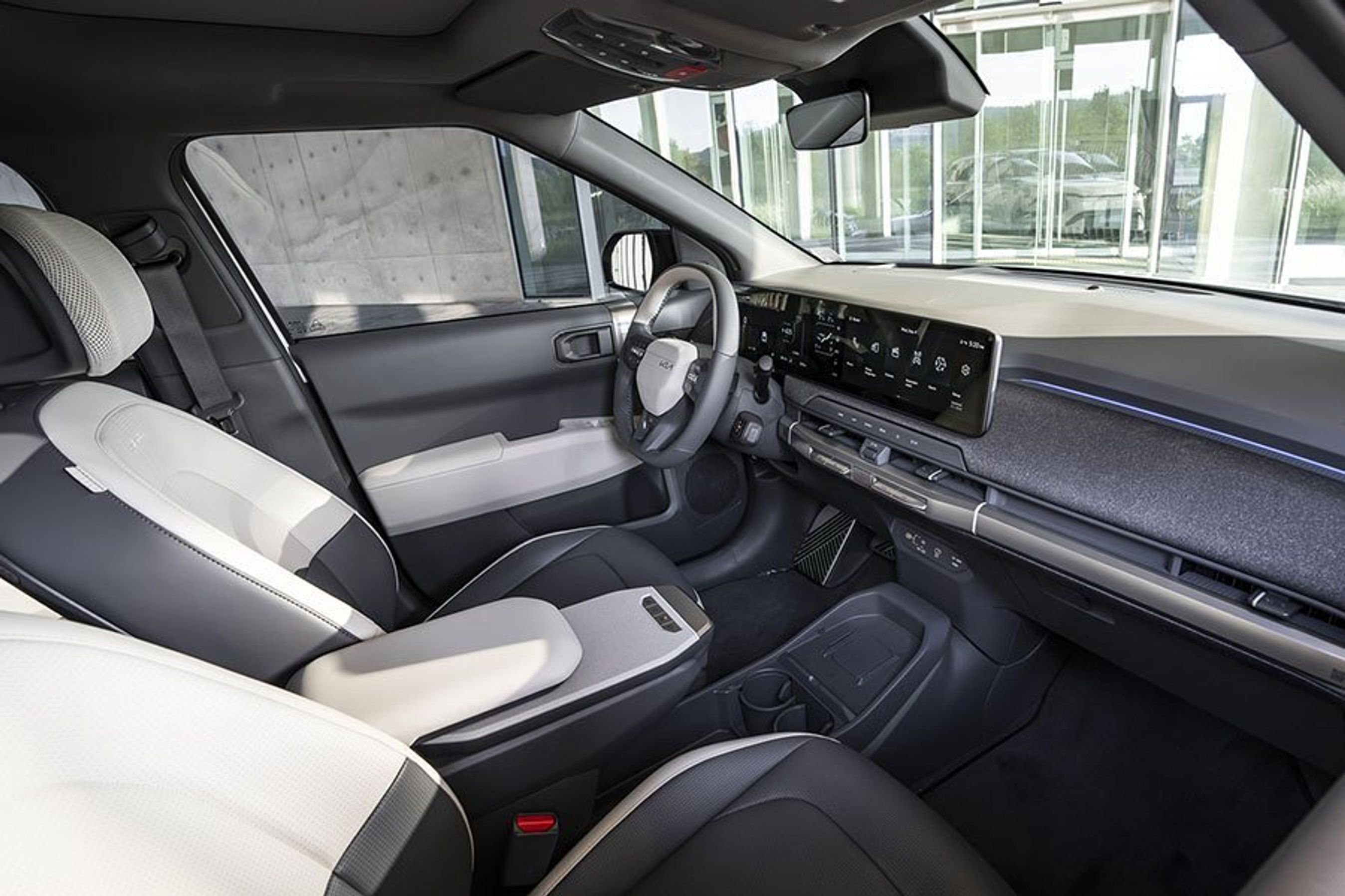 Kabinen i en Kia EV3