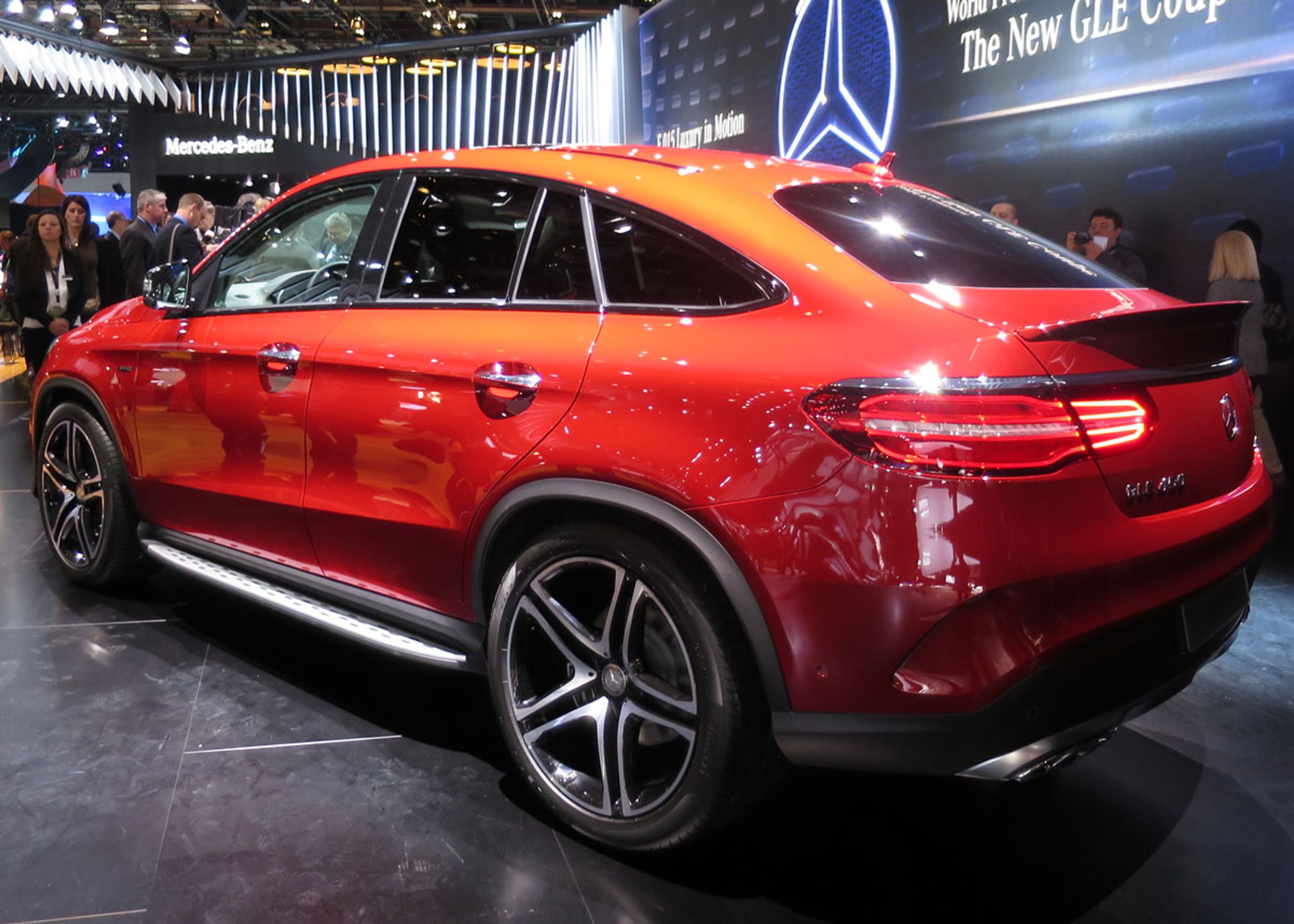 Mercedes-Benz GLE er en "coupé"-version af den kommende GLE, der igen er en afløser for M-klassen. Foto: Bo Christian Koch