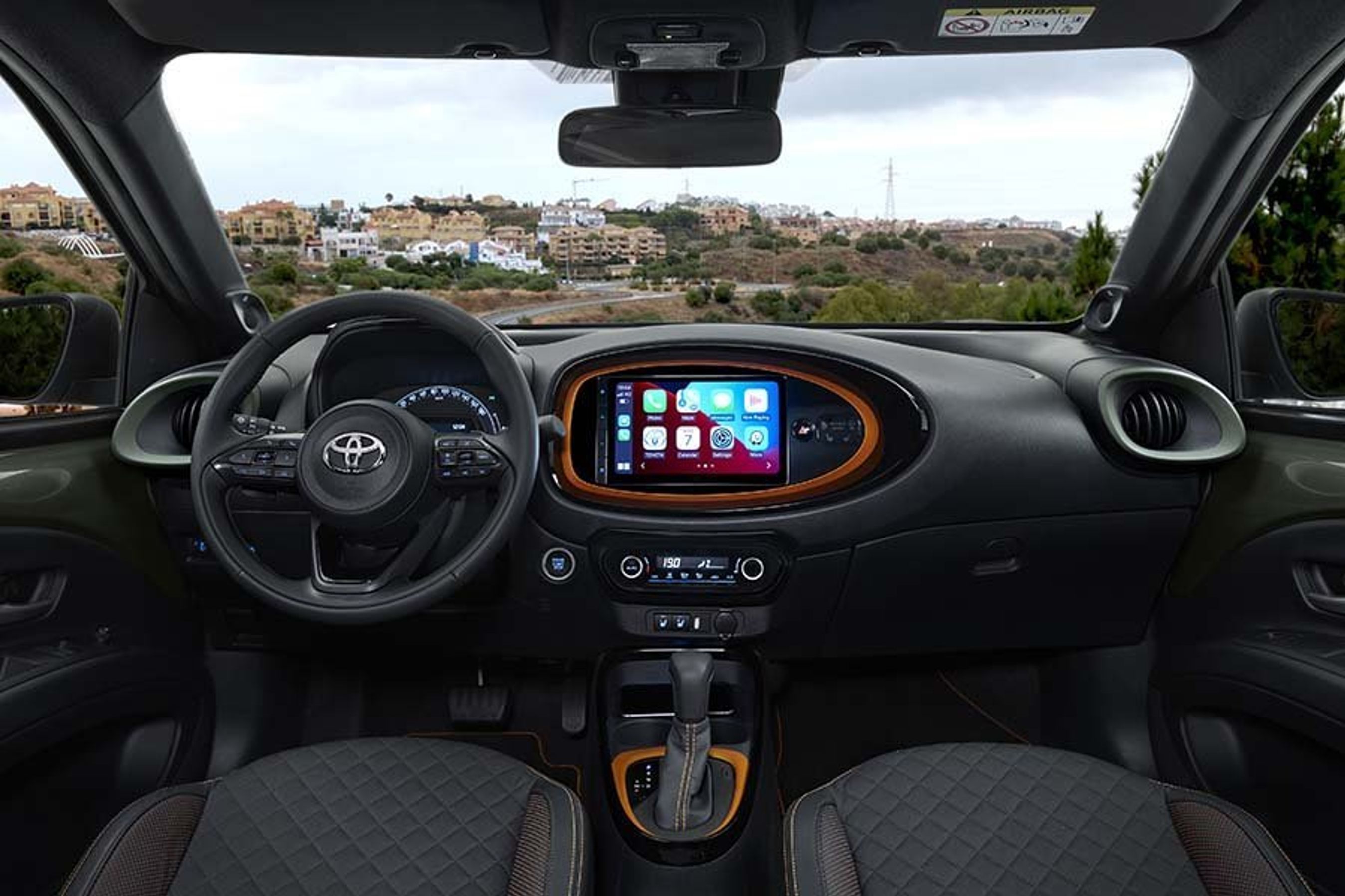 Kabine i Toyota Aygo X