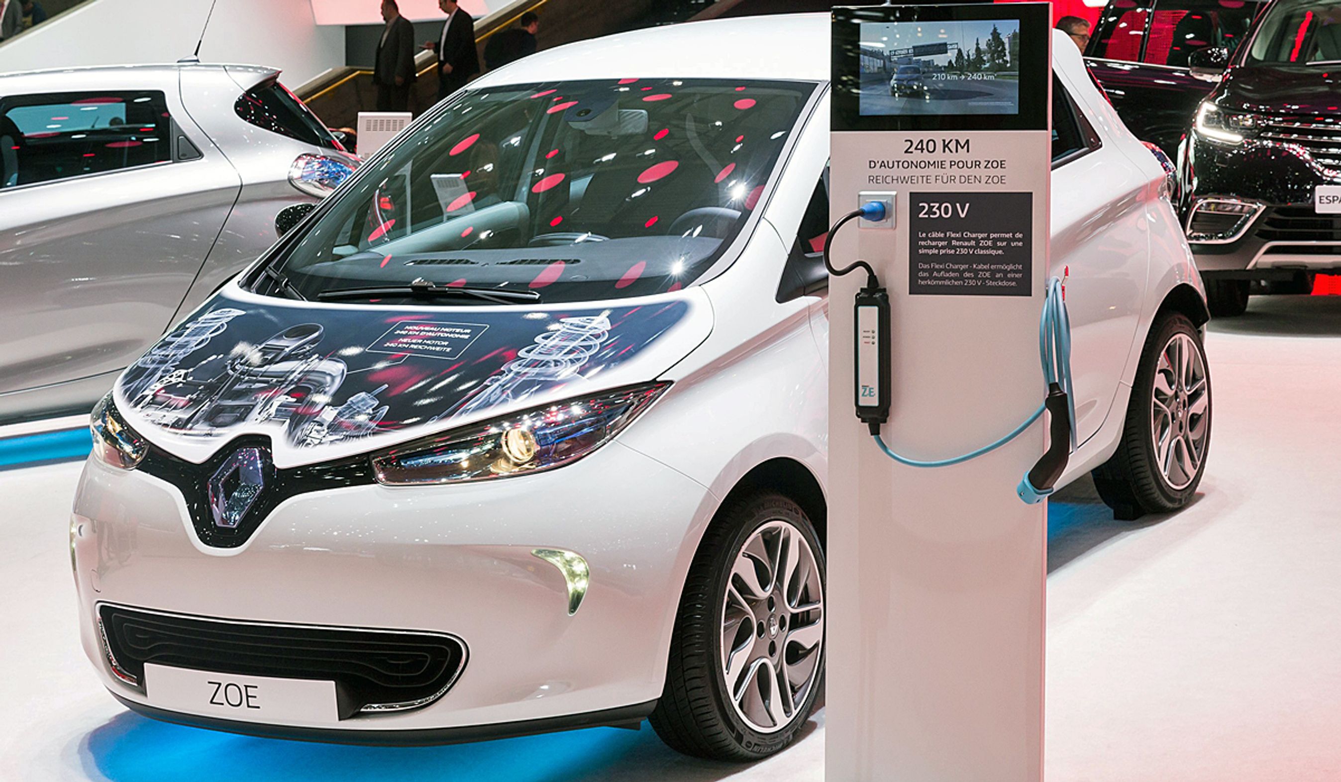 Renault Zoe lægger ud med en forbedring på officielt 30 km.