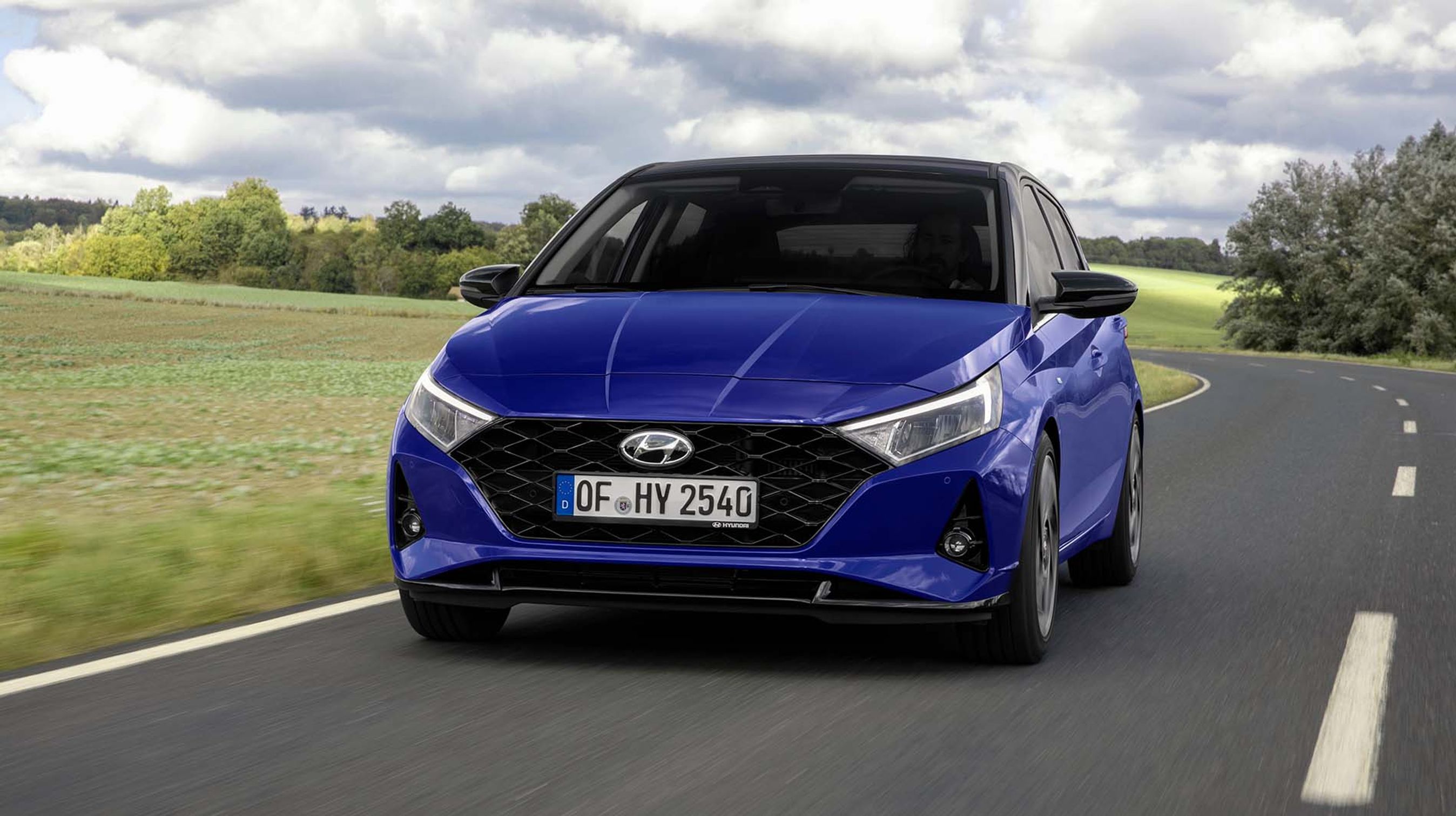 Hyundai i20 set forfra