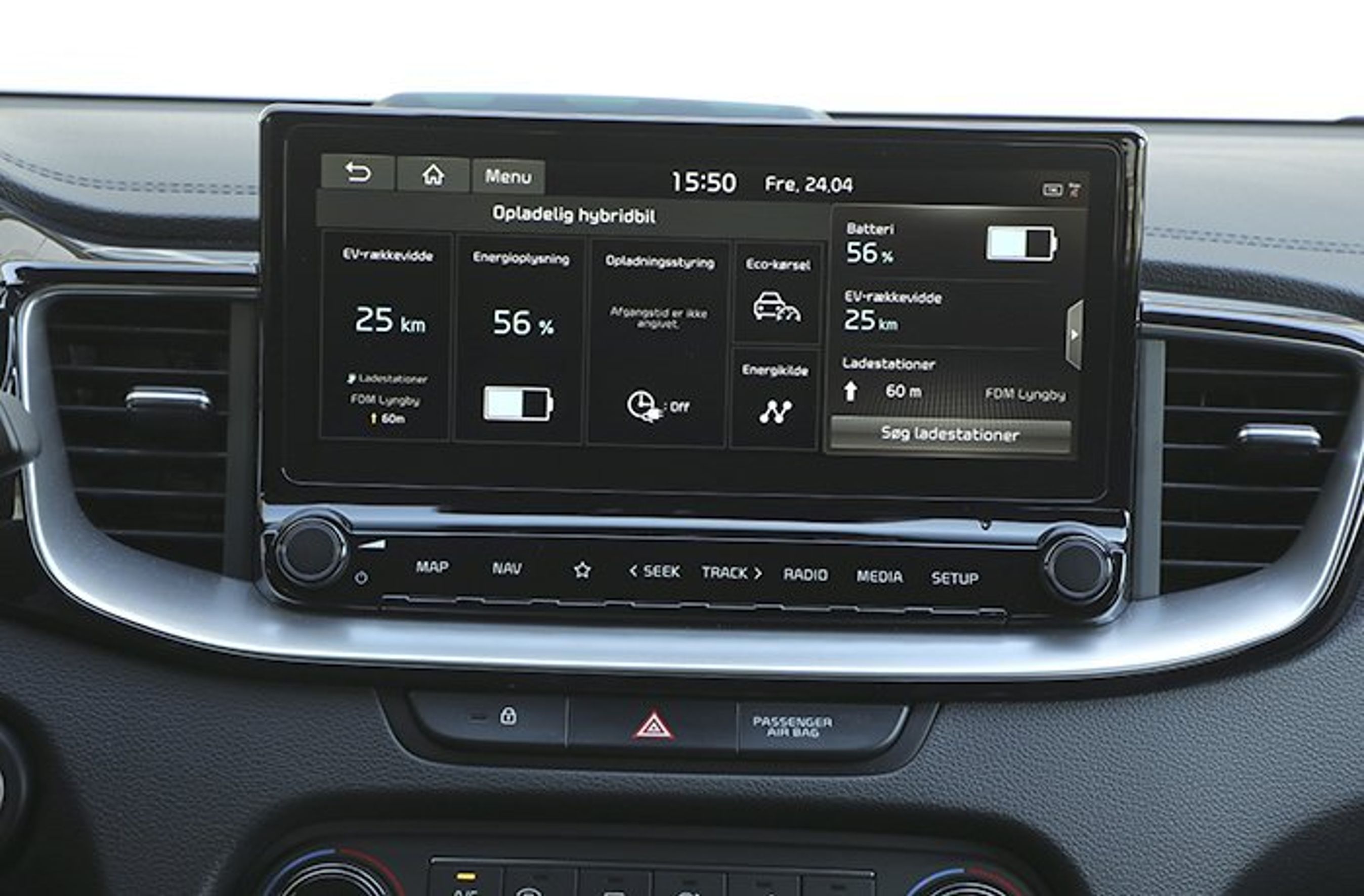 Kia XCeed skærmbillede