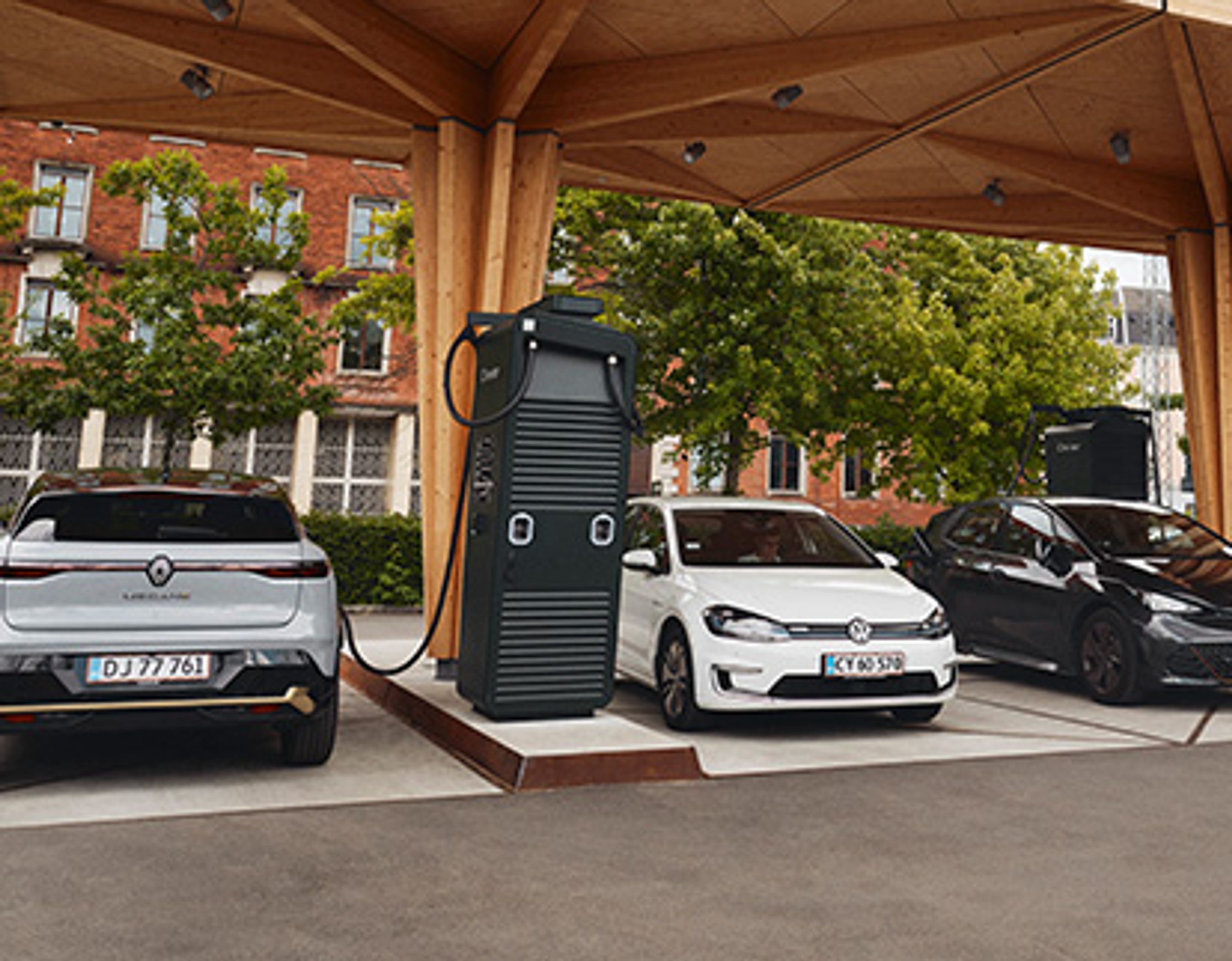 clever ladestation med lynopladning på Frederiksberg