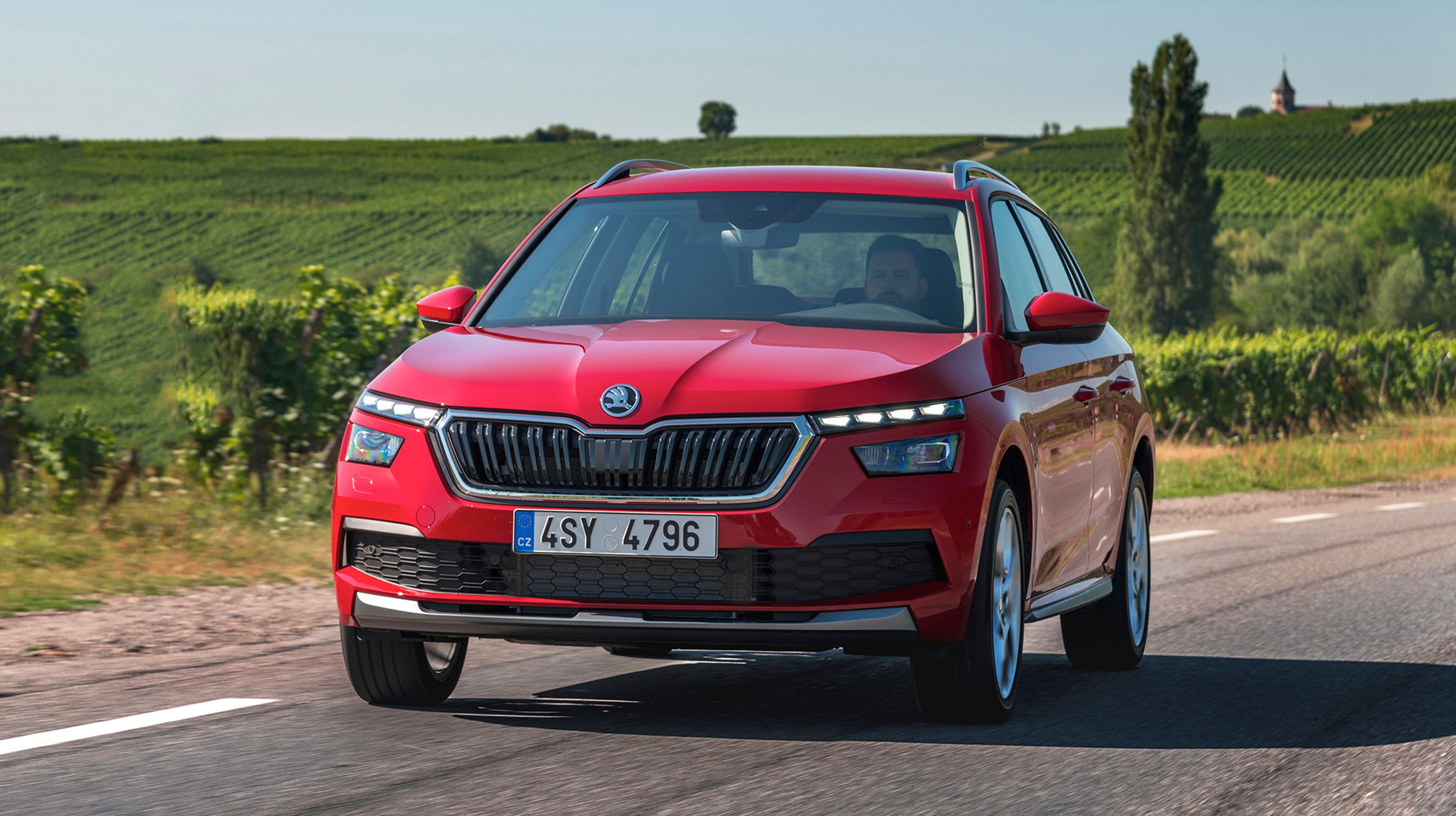 Skoda Kamiq set forfra