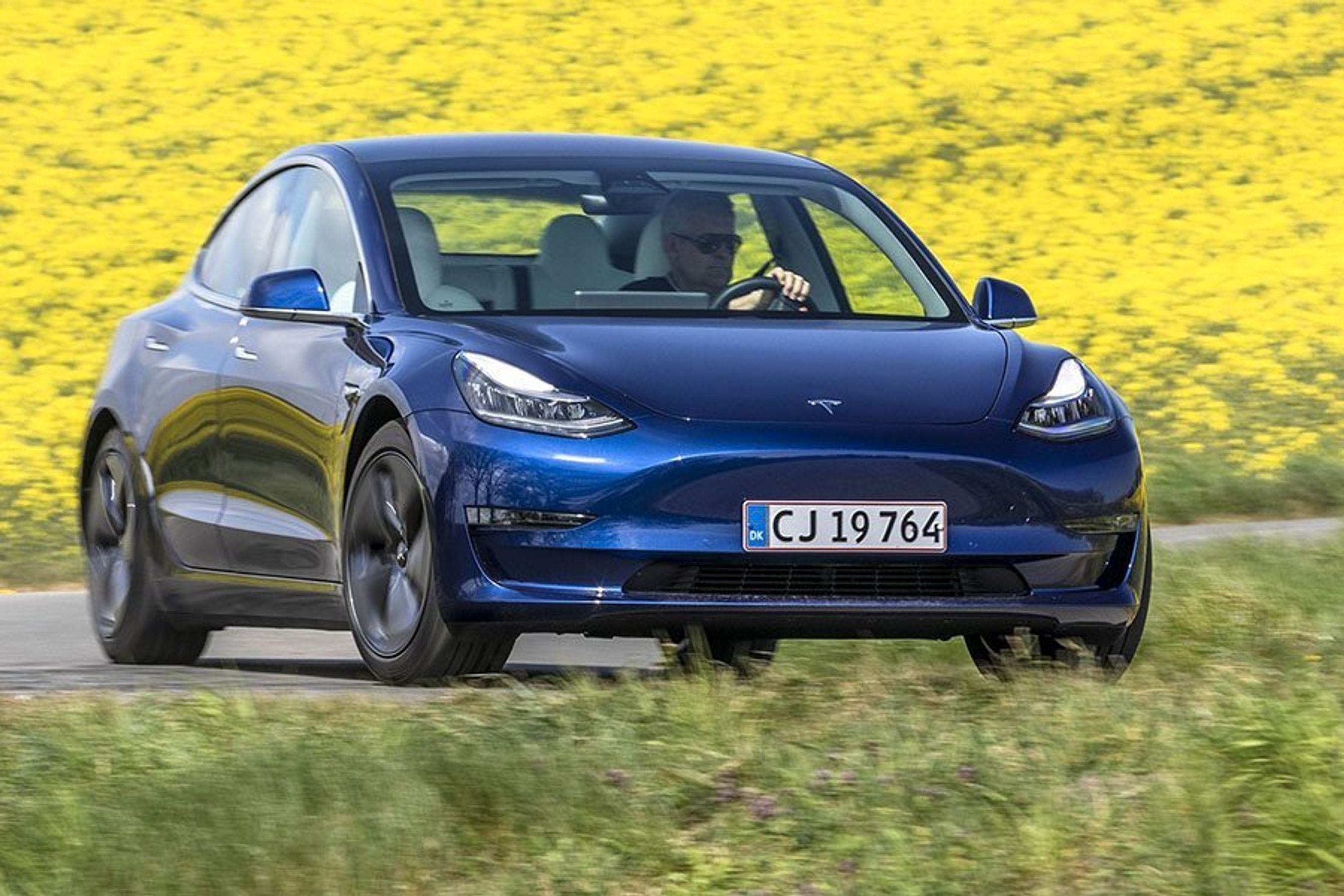 Tesla Model 3 er en af de mest solgte brugte bilmodeller i 2022.