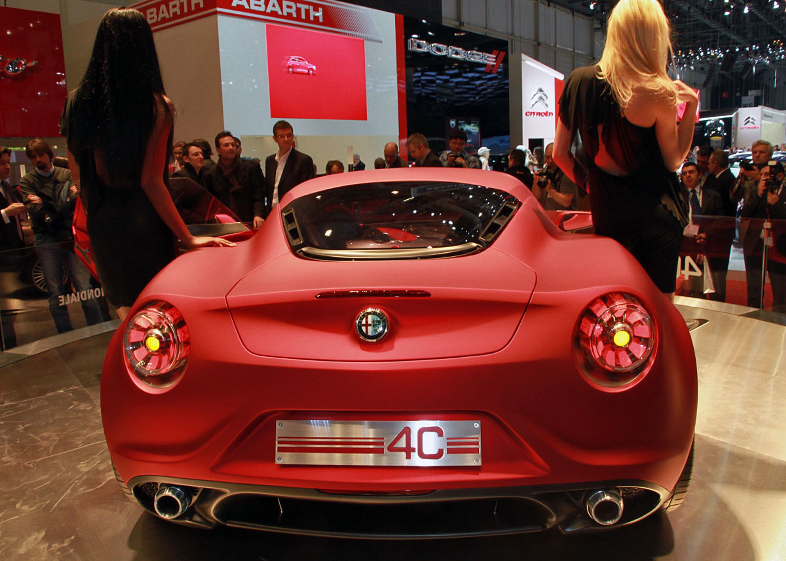 De runde baglygter er et klassisk designelement hos Alfa Romeo.