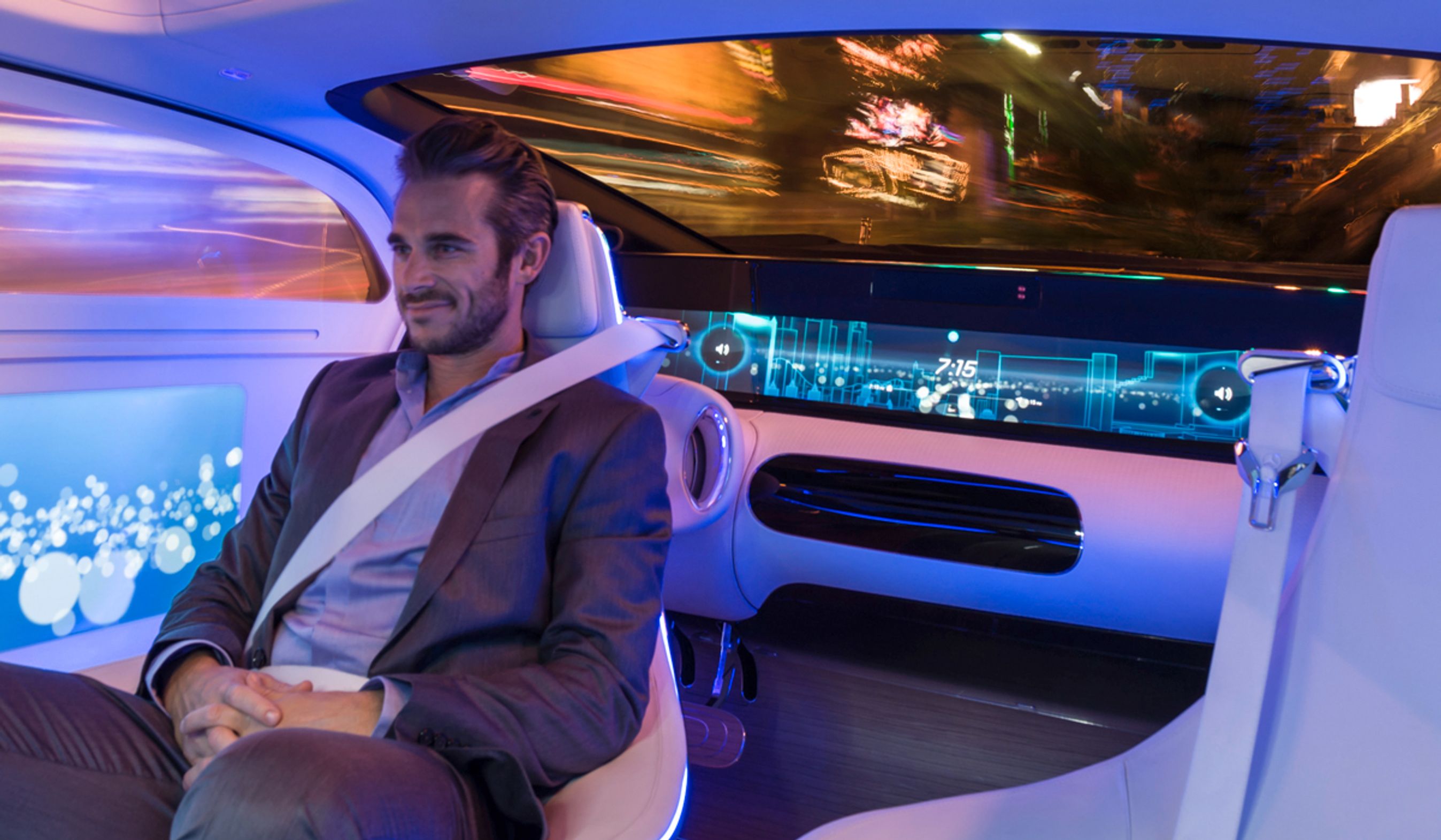 Den helt selvkørende bil.