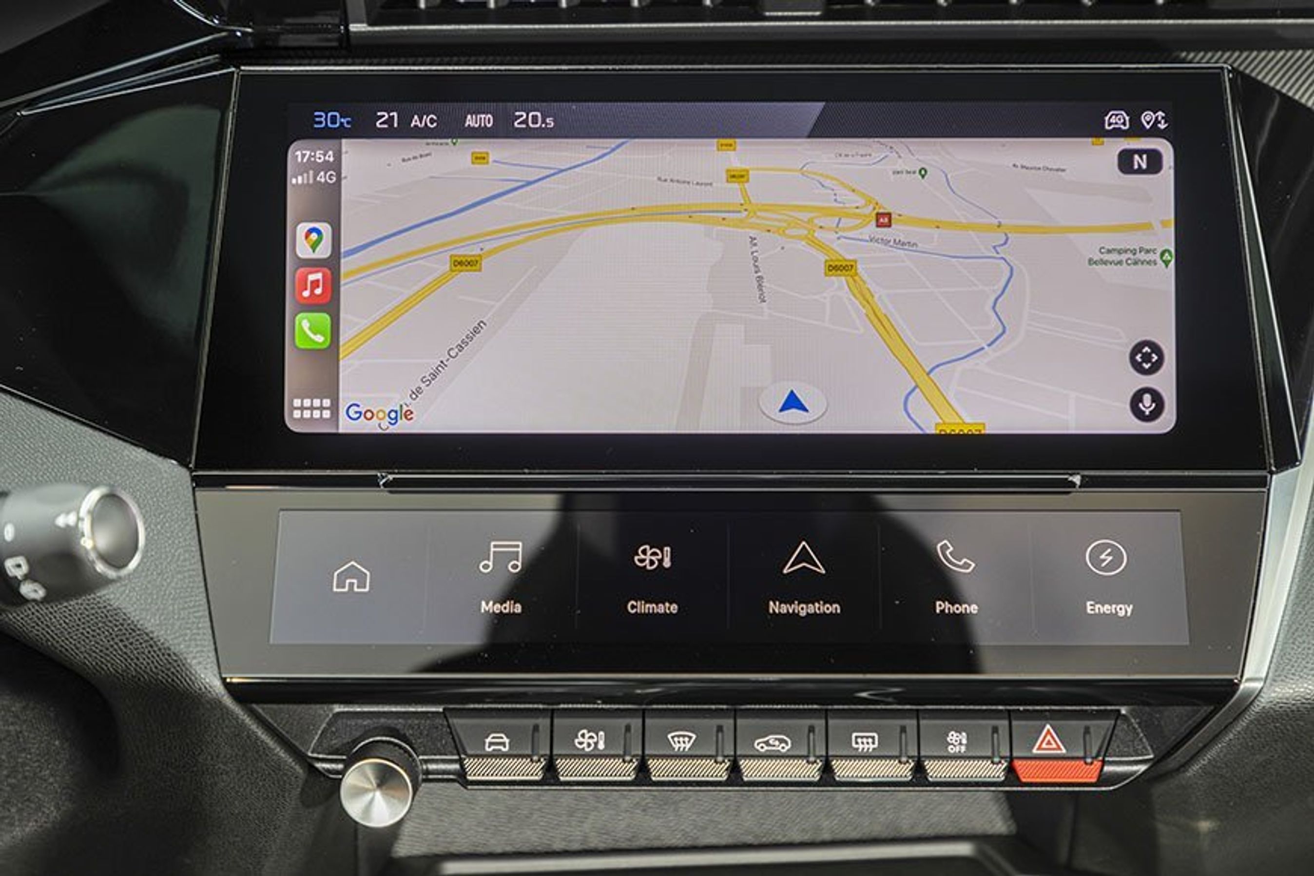 Peugeot 308 stor skærm