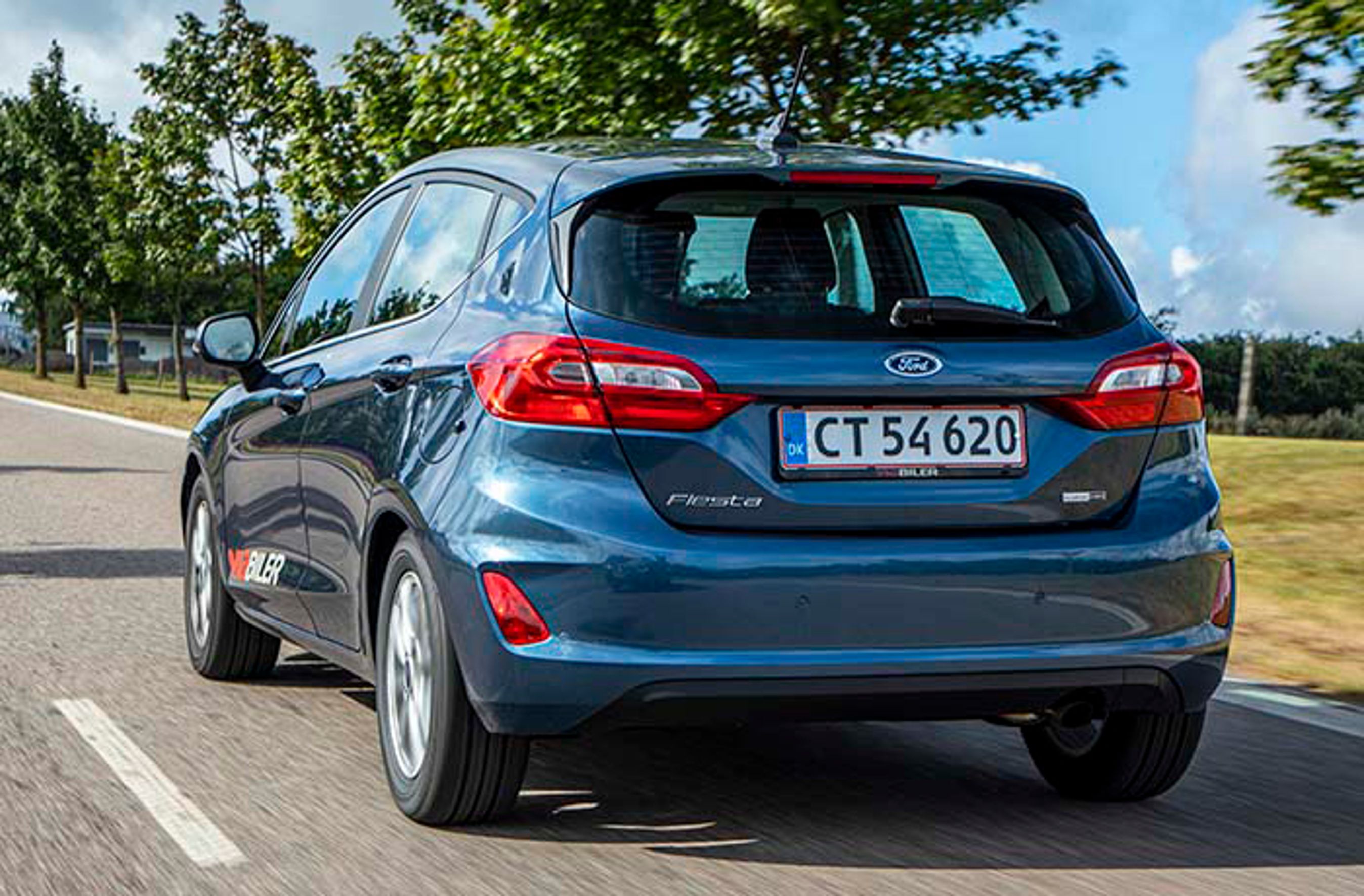 Ford Fiesta set bagfra