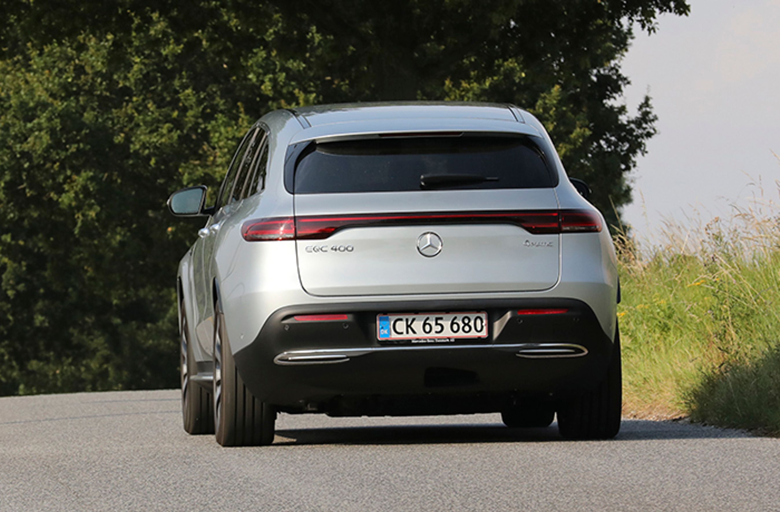 Mercedes EQC set bagfra