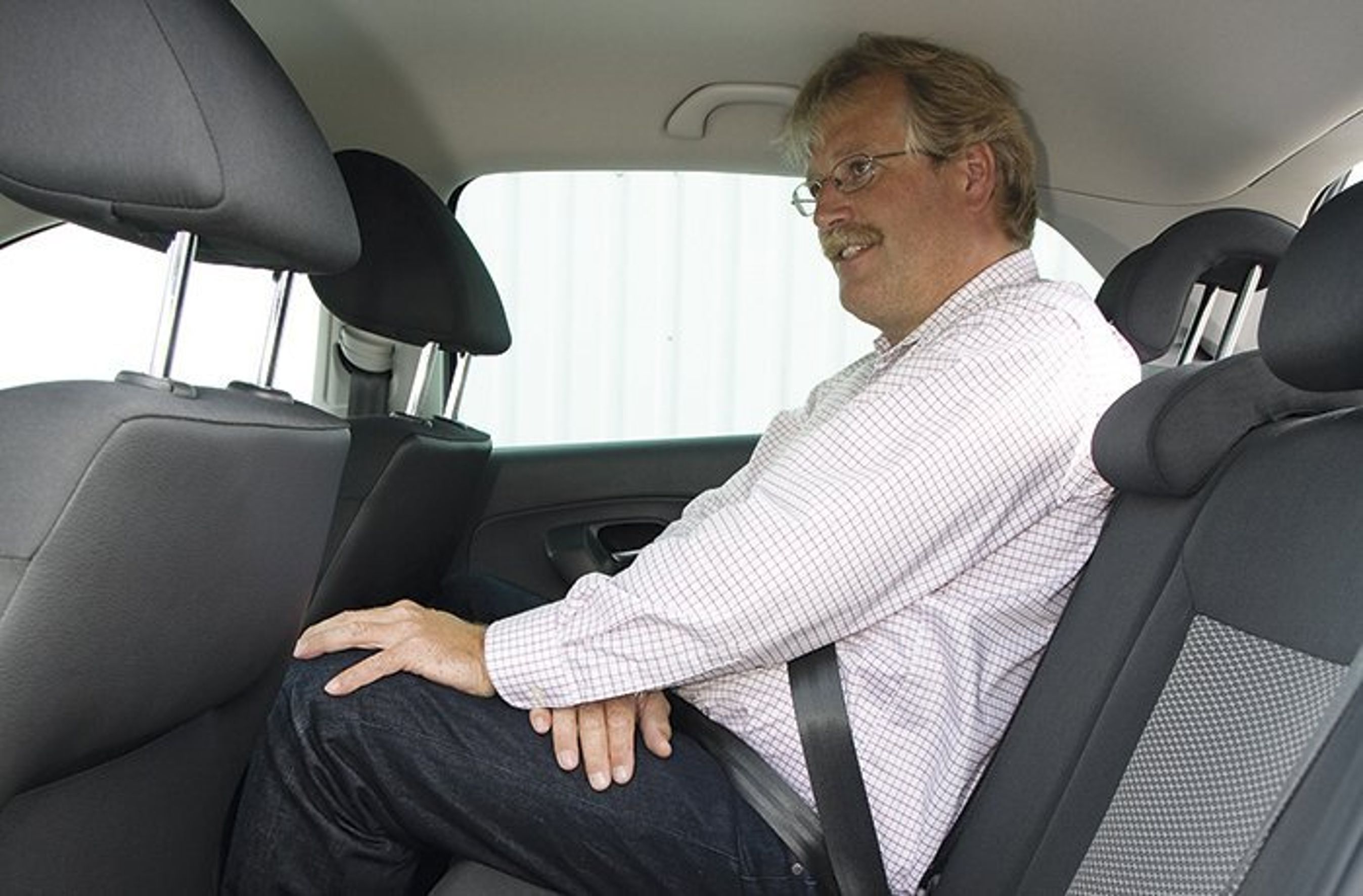 Der er egentlig udmærket plads ved bagsædet.