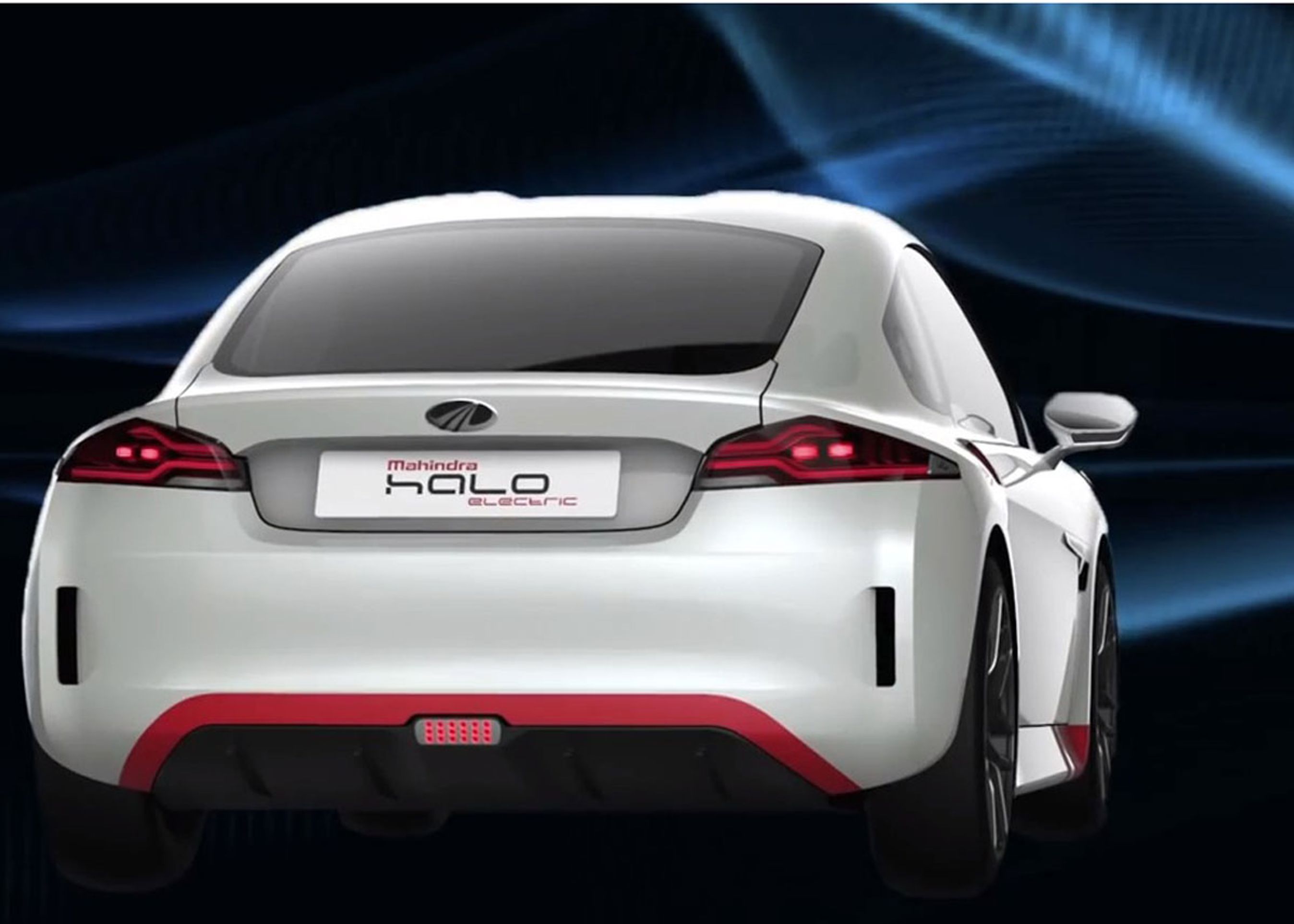 Den elektriske konceptbil Halo er skabt af Pininfarina for Mahindra. Foto: Pininfarina