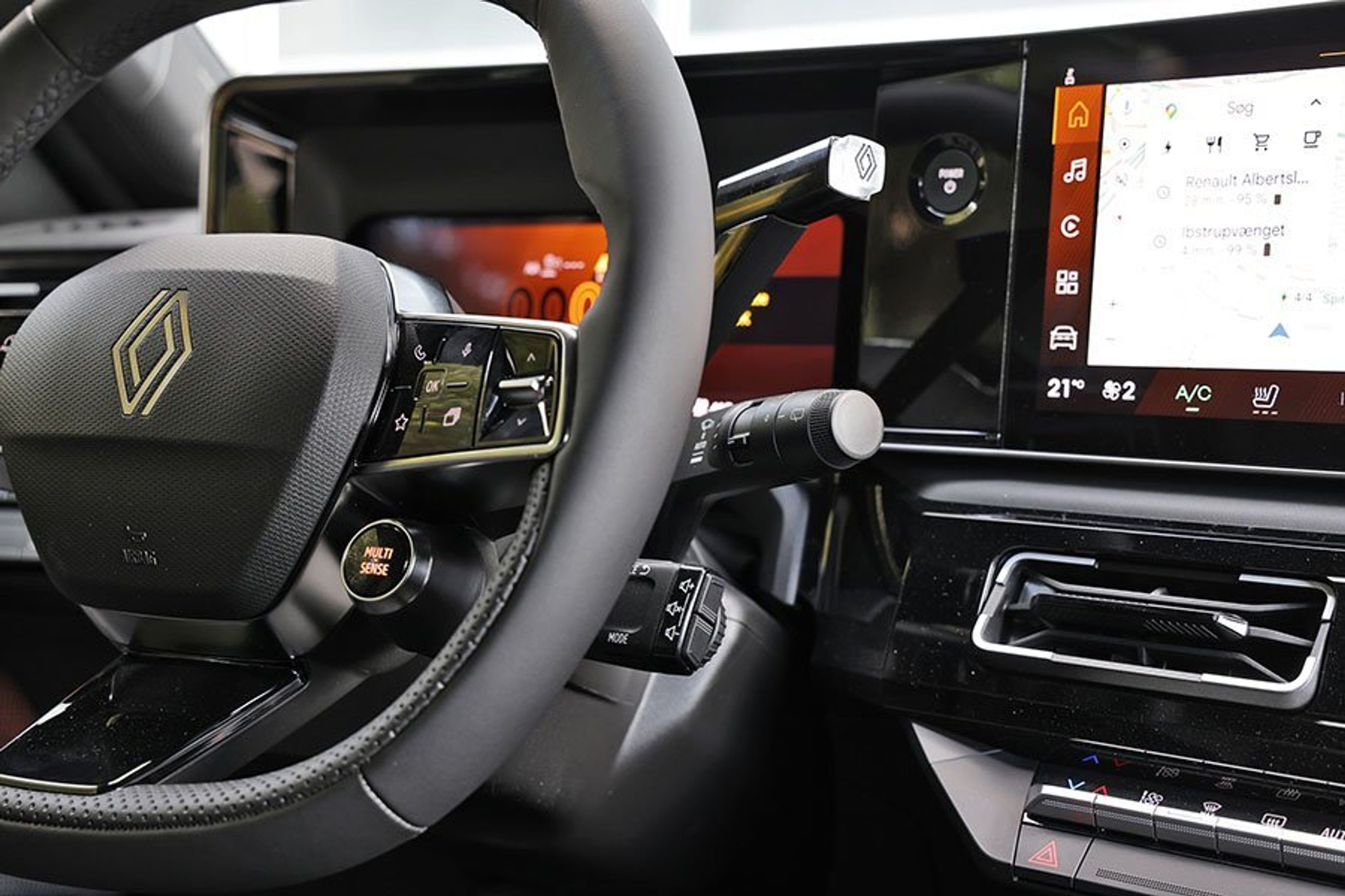 Tre stilke bag rattet i Renault 4 er forvirrende