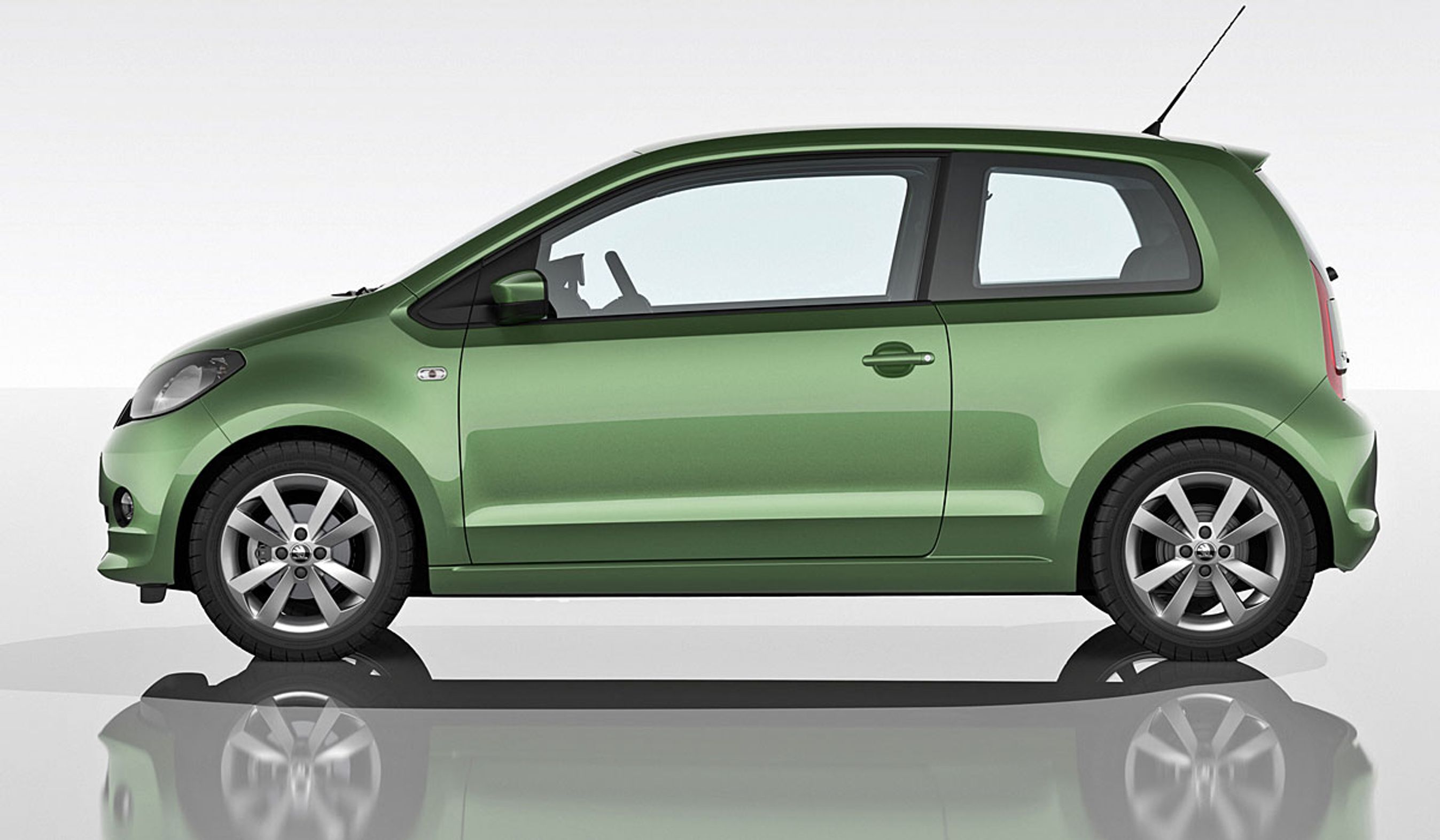 Skoda Citigo er 3,56 meter kort - det samme som VW Up.
