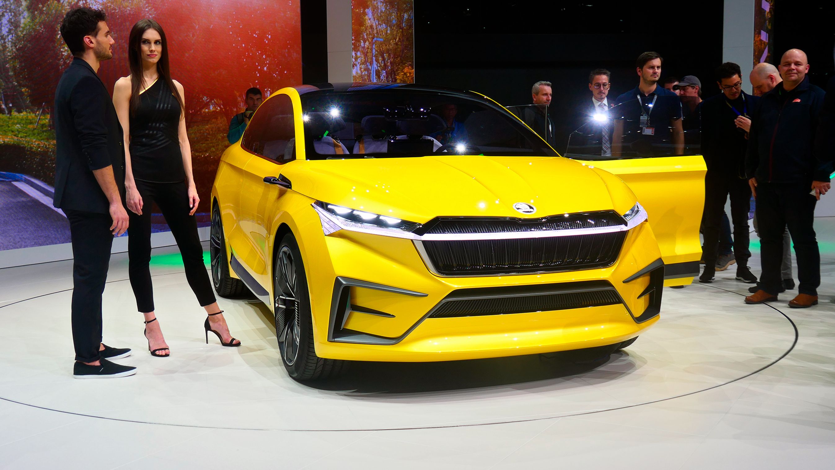 Omridset af Skodas kommende elbil.