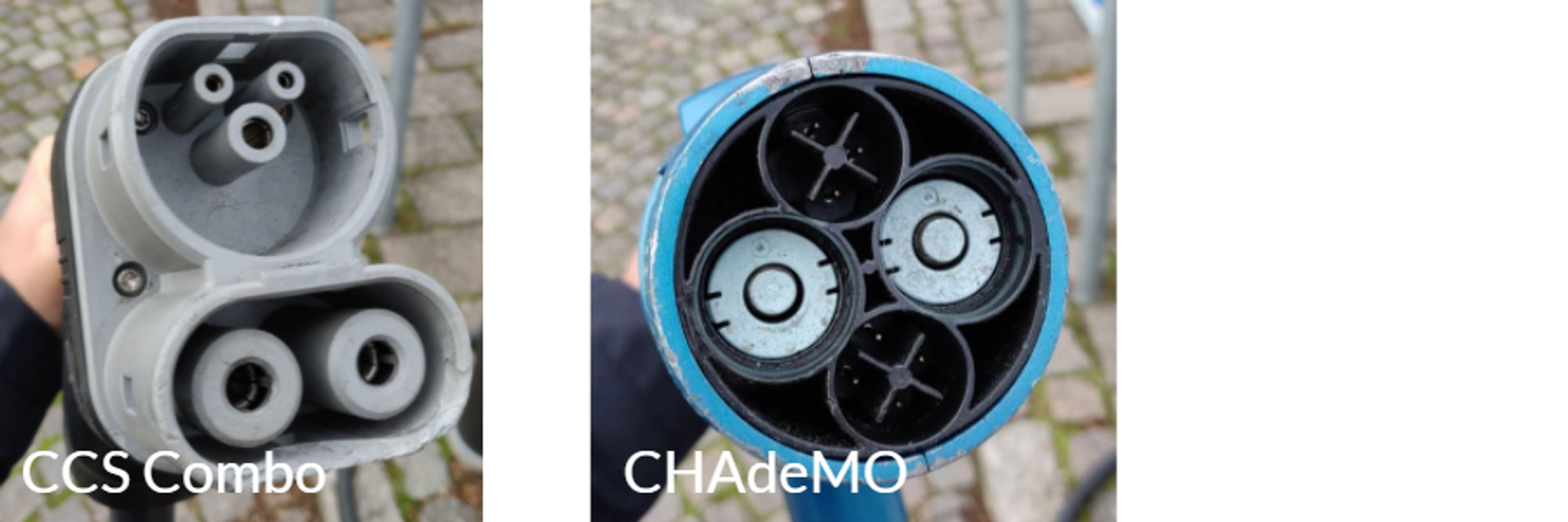 CCS Combo-stik og CHAdeMO-stik