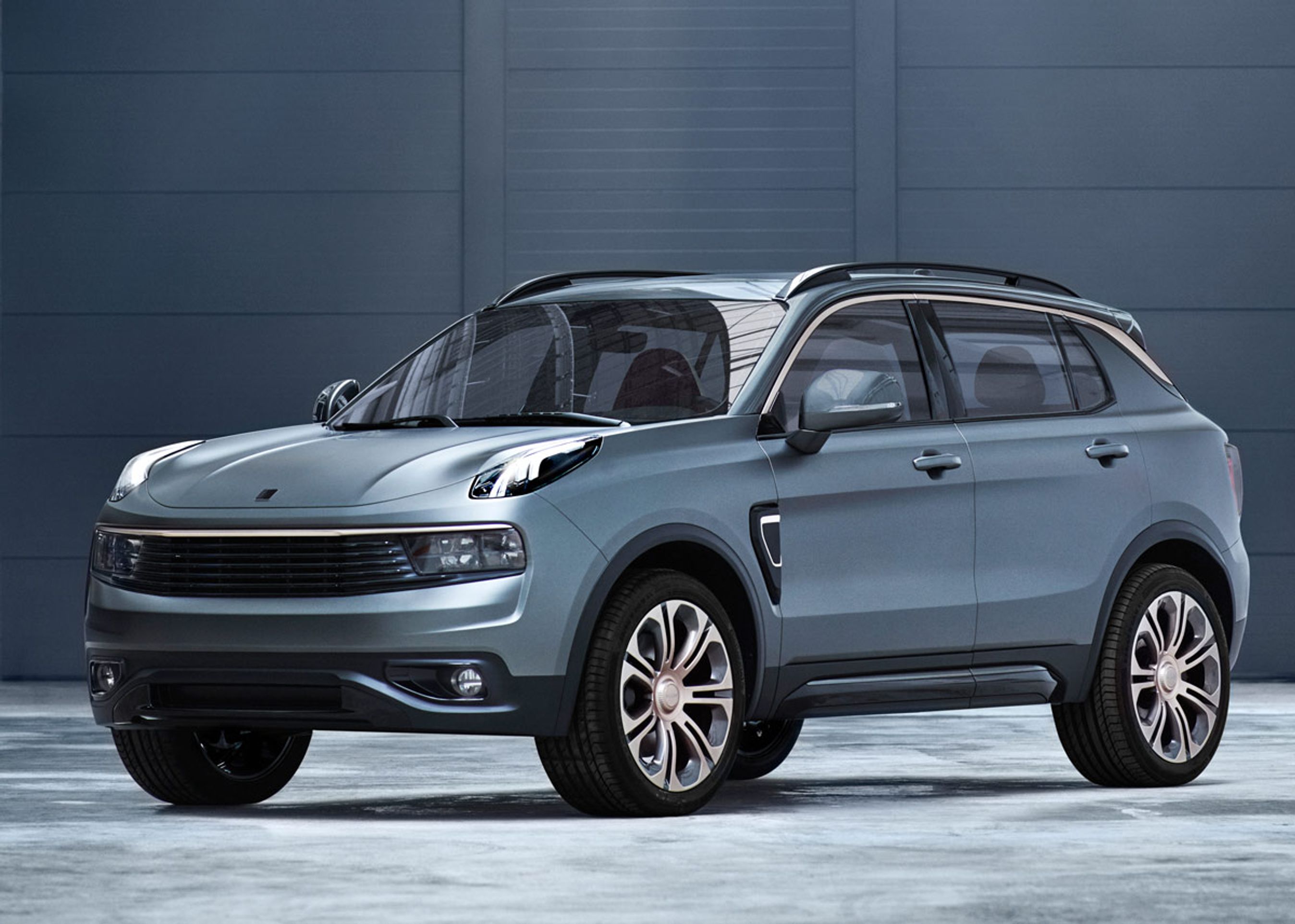 Lynk & co 01 er en kompakt SUV på størrelse med en Nissan Qashqai - og den kommende Volvo XC40. Fotos: Lynk & co