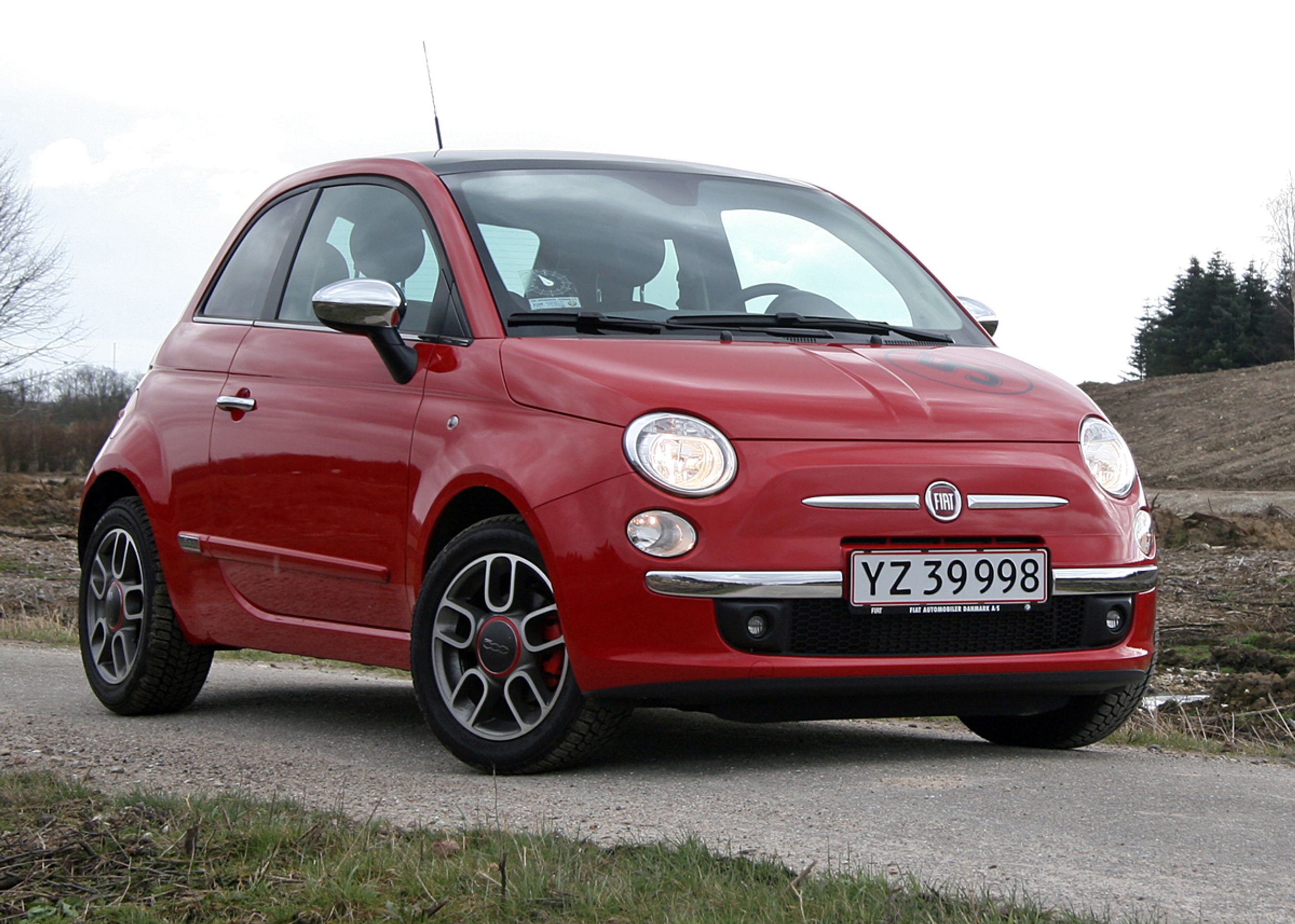 Fiat 500 er i en periode sat ned til knap 124.000 kr.