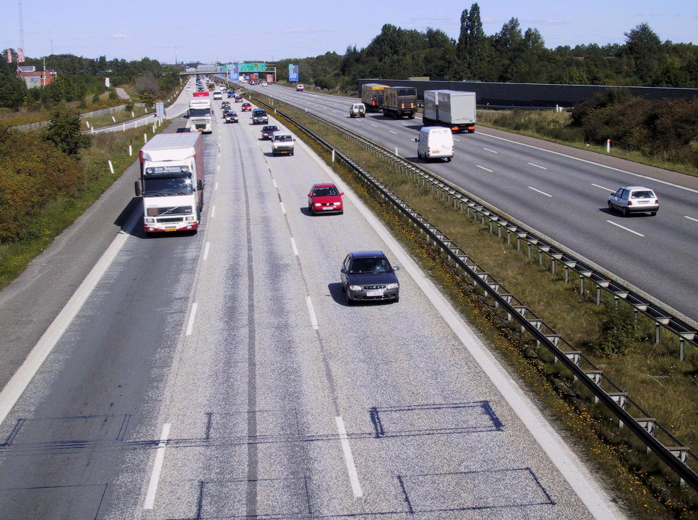 Trafik på motorvej
