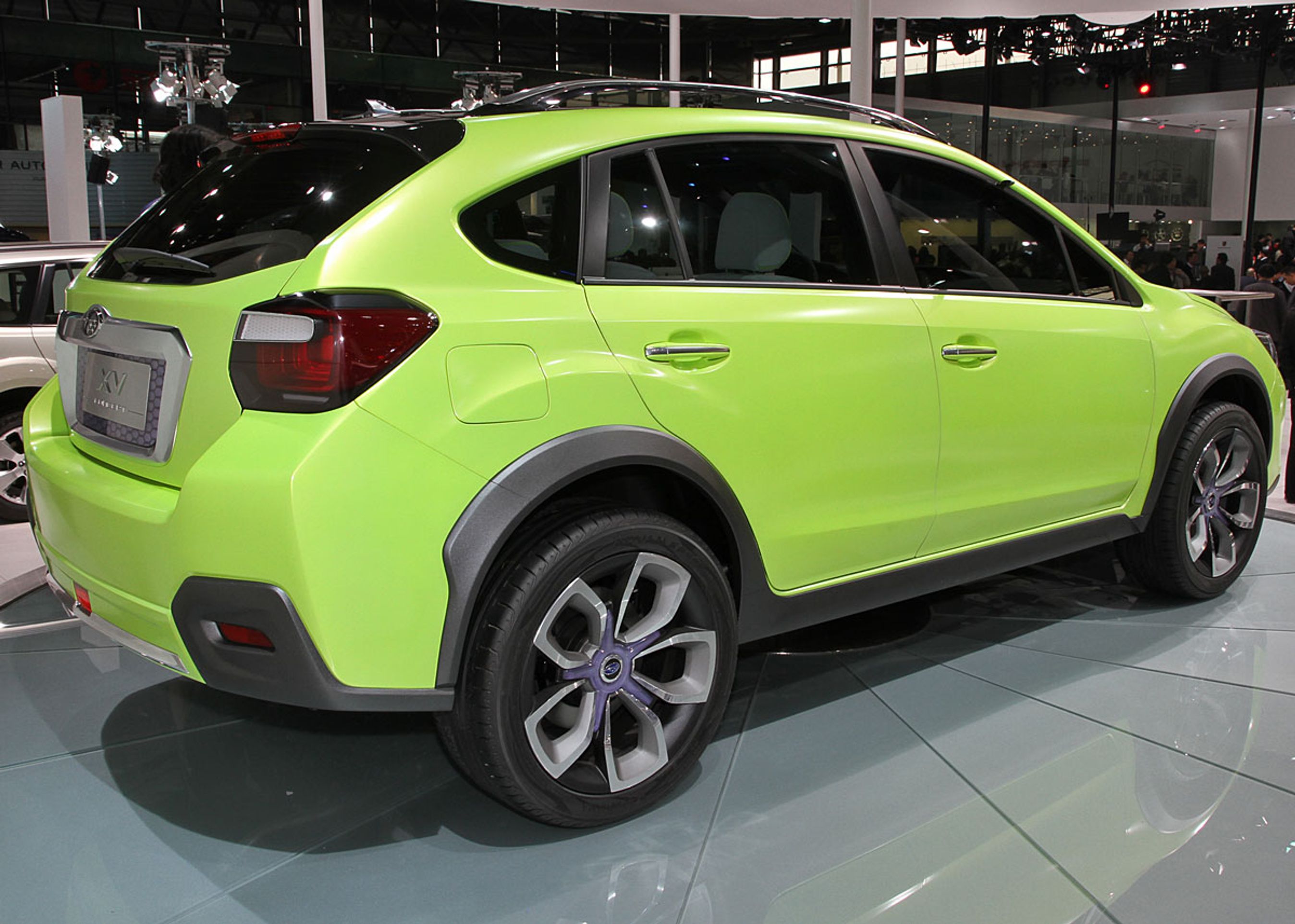 Subaru har forsøgt at give cross-over-modellen coupé-facon.