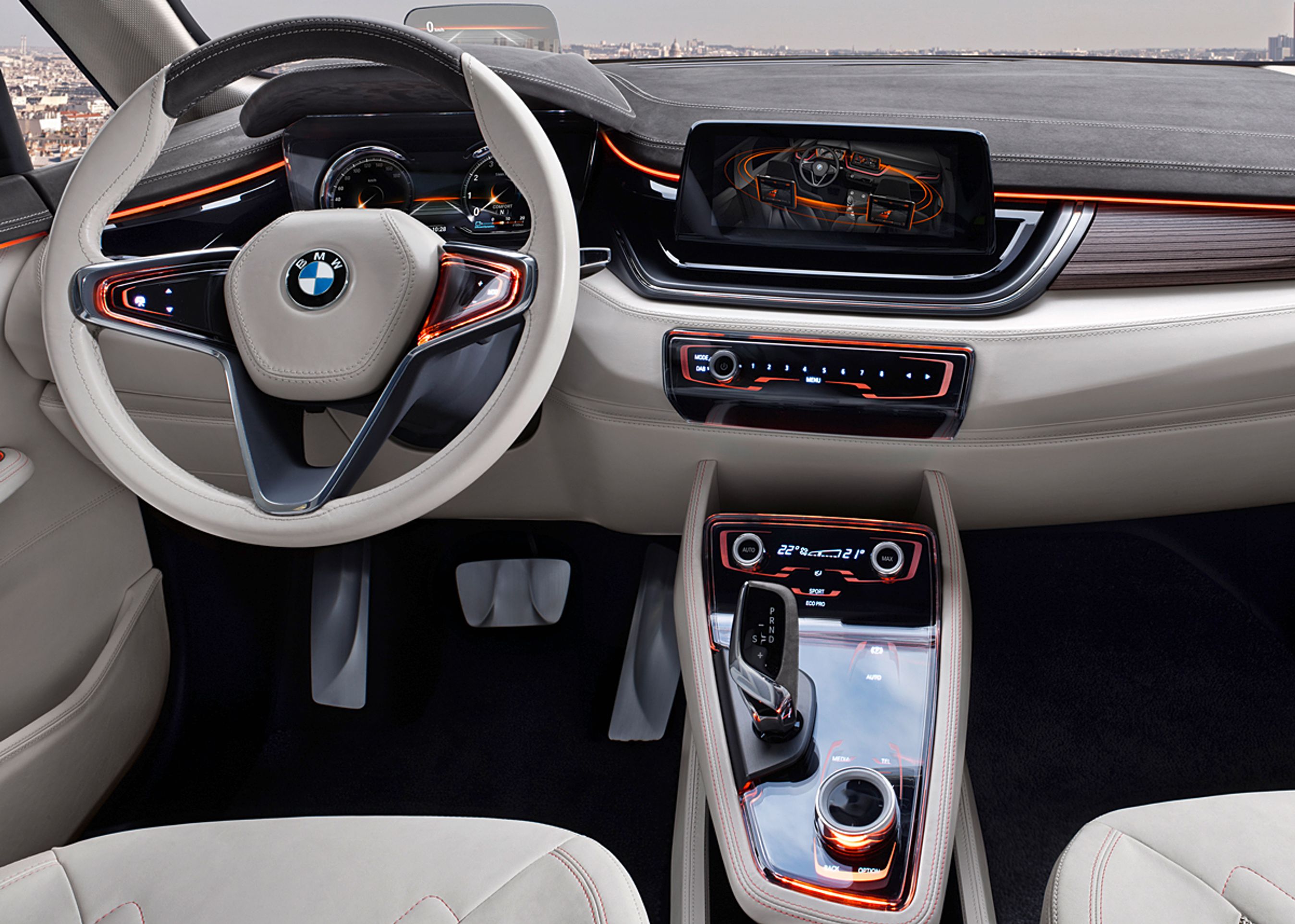 Kabinen i konceptbilen er nok futuristisk, men også ganske realistisk. Det er en bil, der går i produktion.