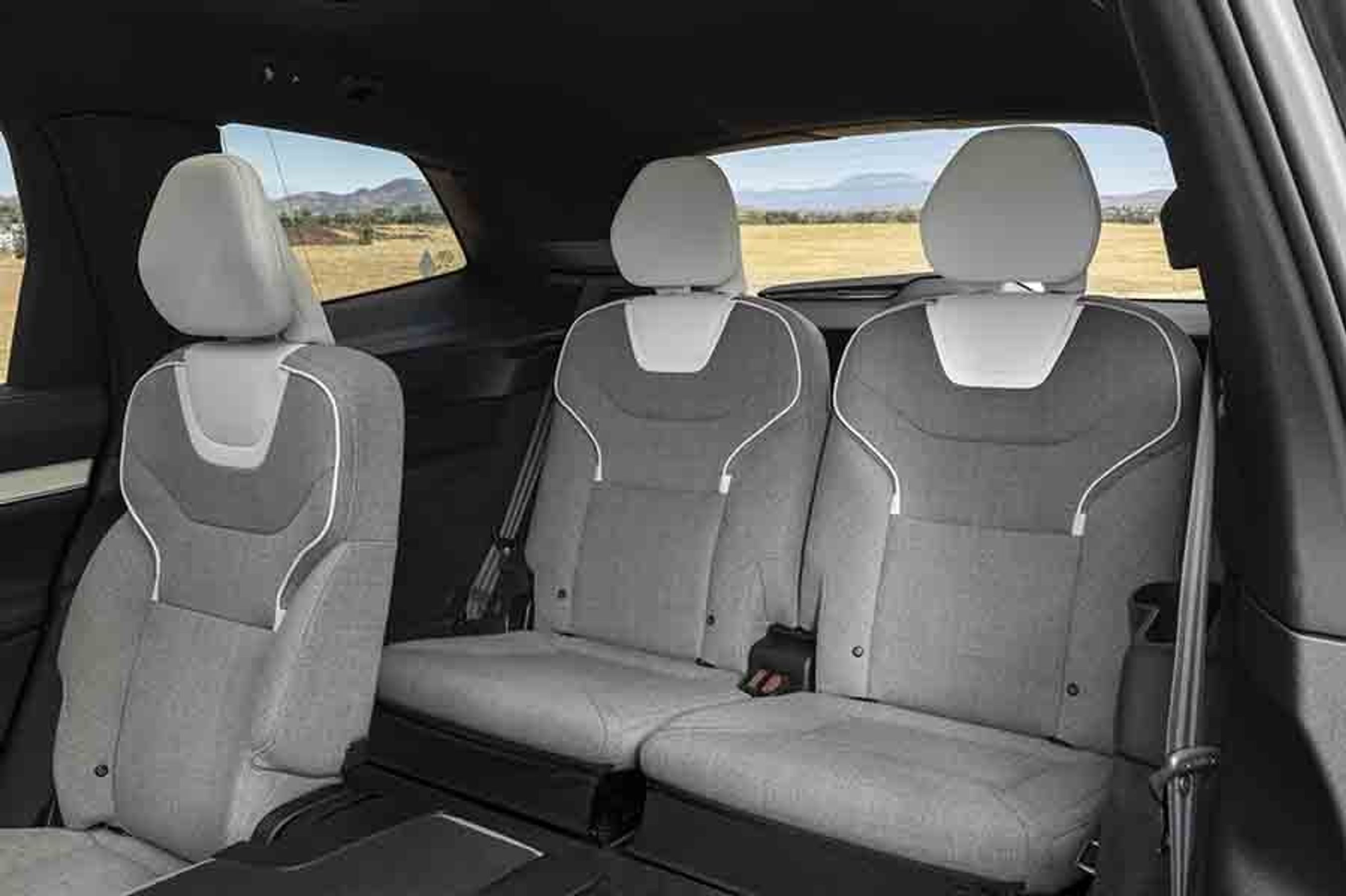 Tredje sæderække i en Violvo EX90