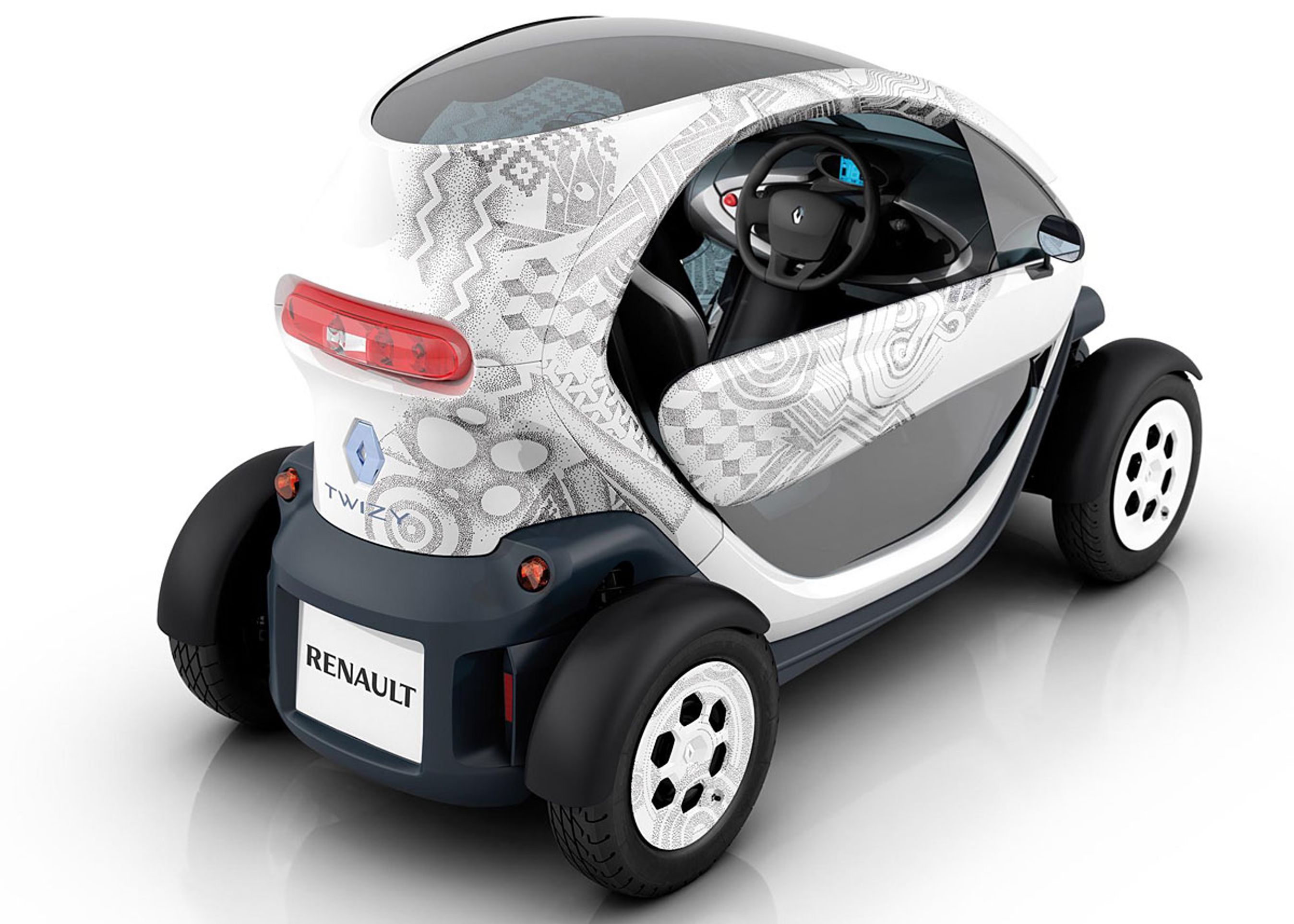 Renault Twizy er en blanding af scooter og mikrobil.