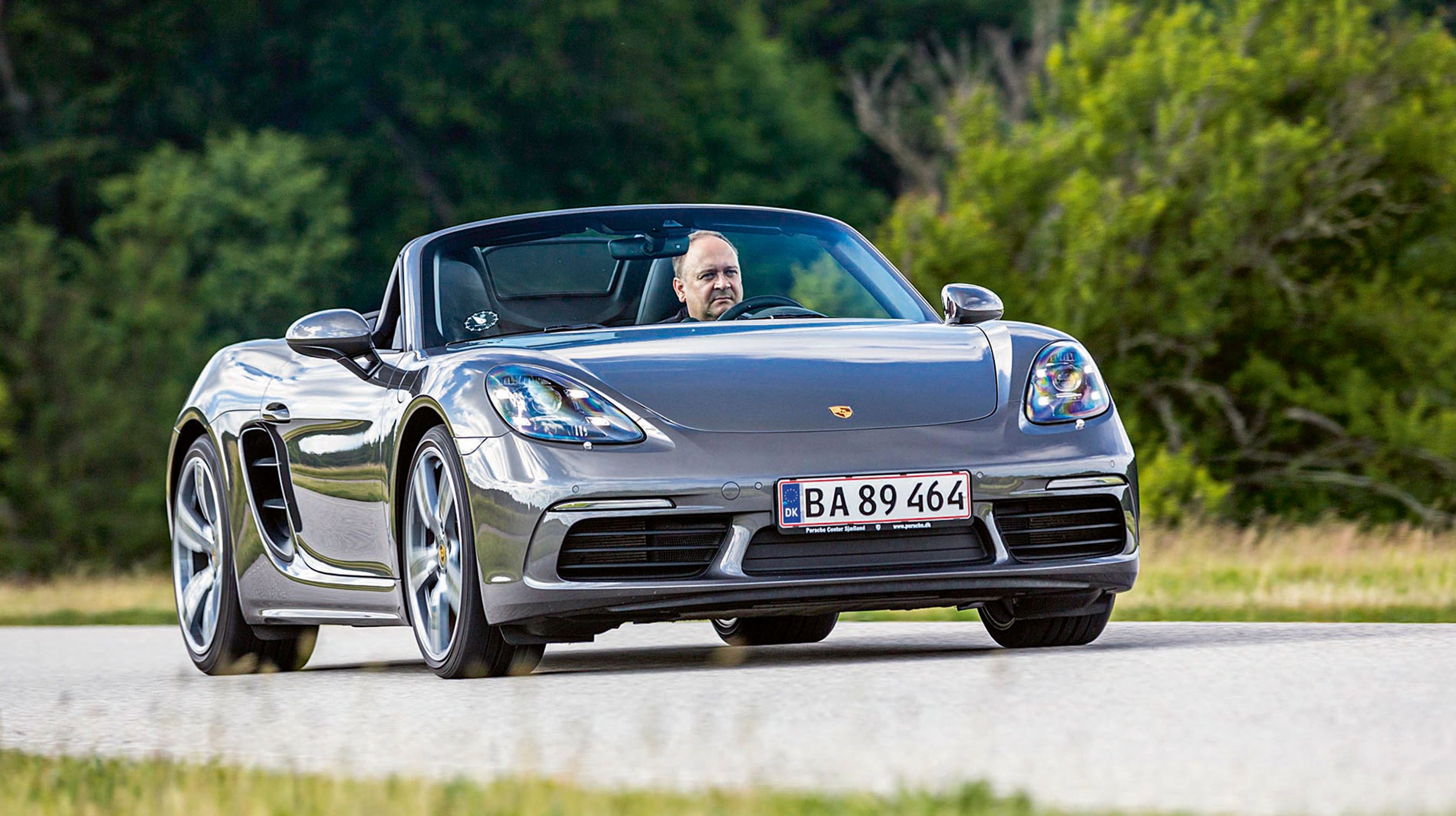 Porsche Boxster forfra