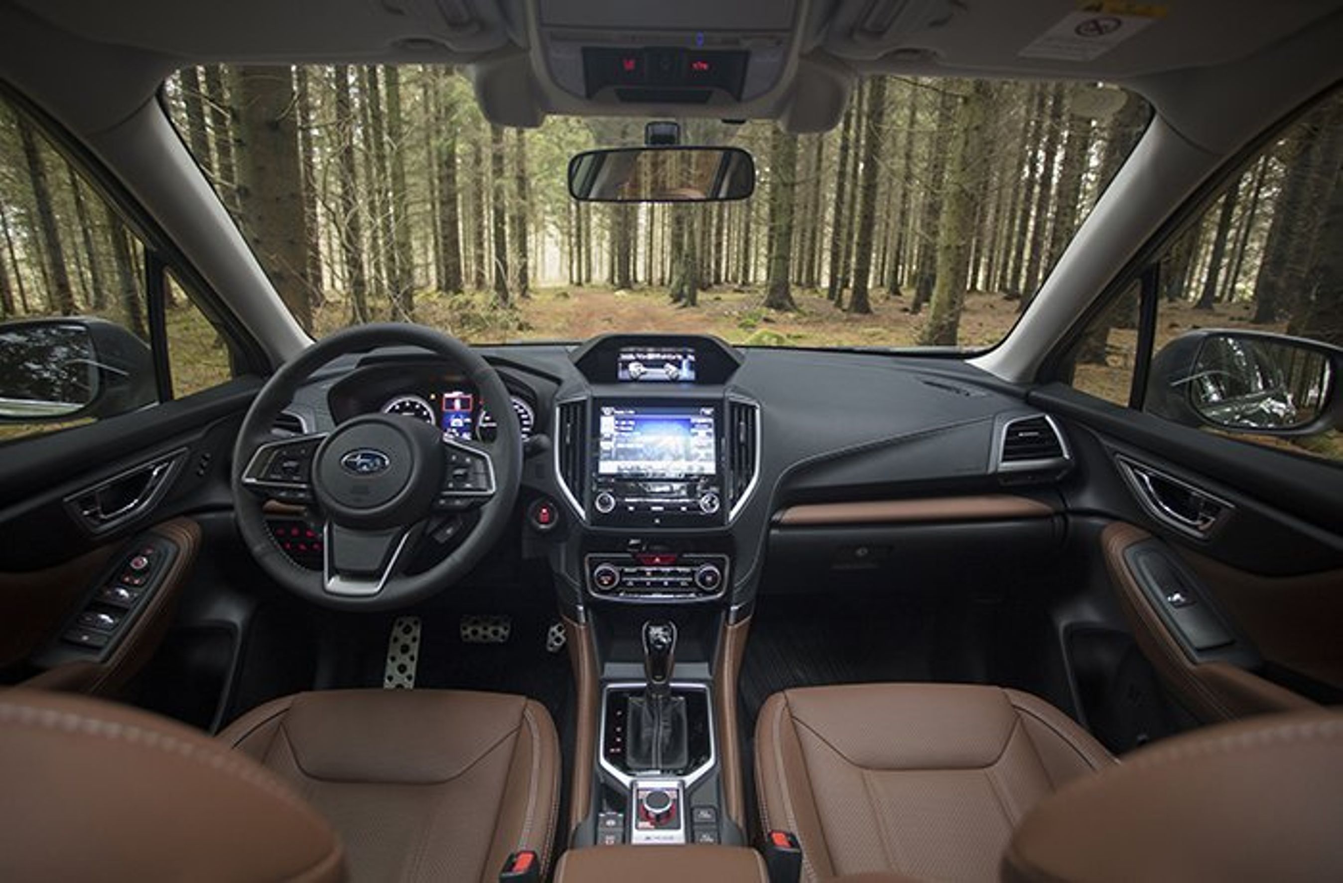 Subaru Forester har en moderne kabine