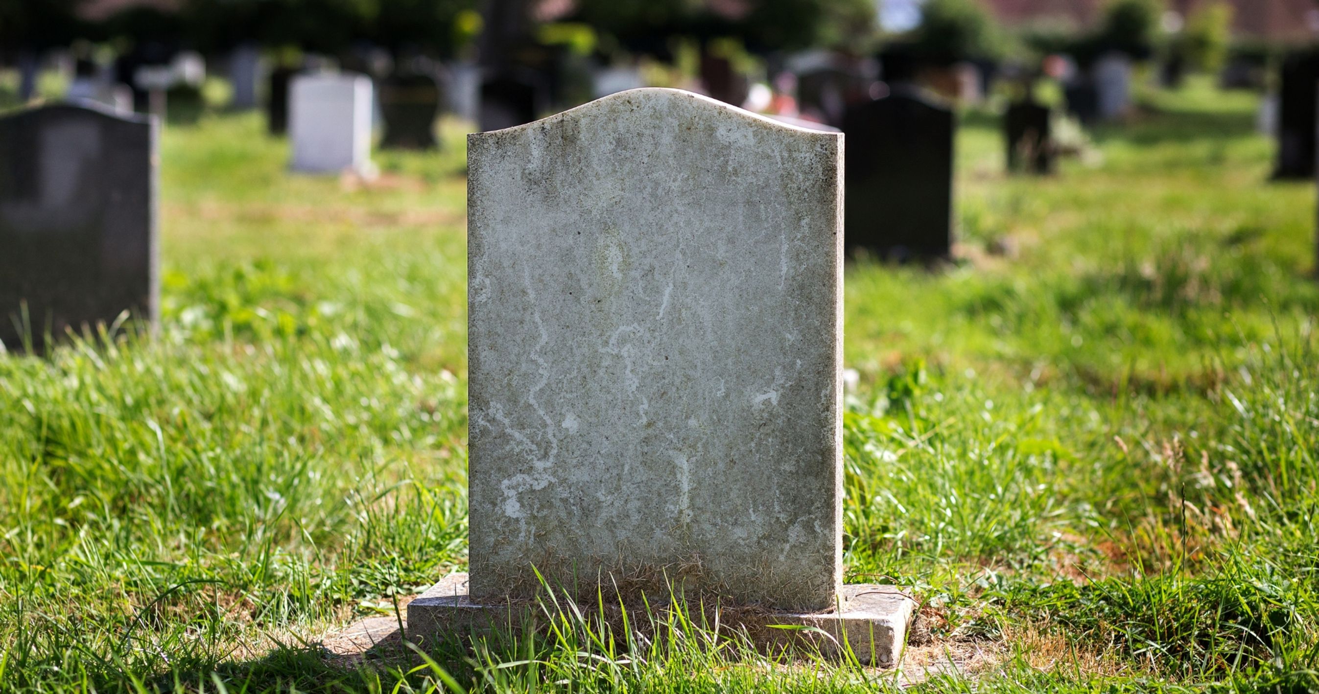 Gravsten uden tekst