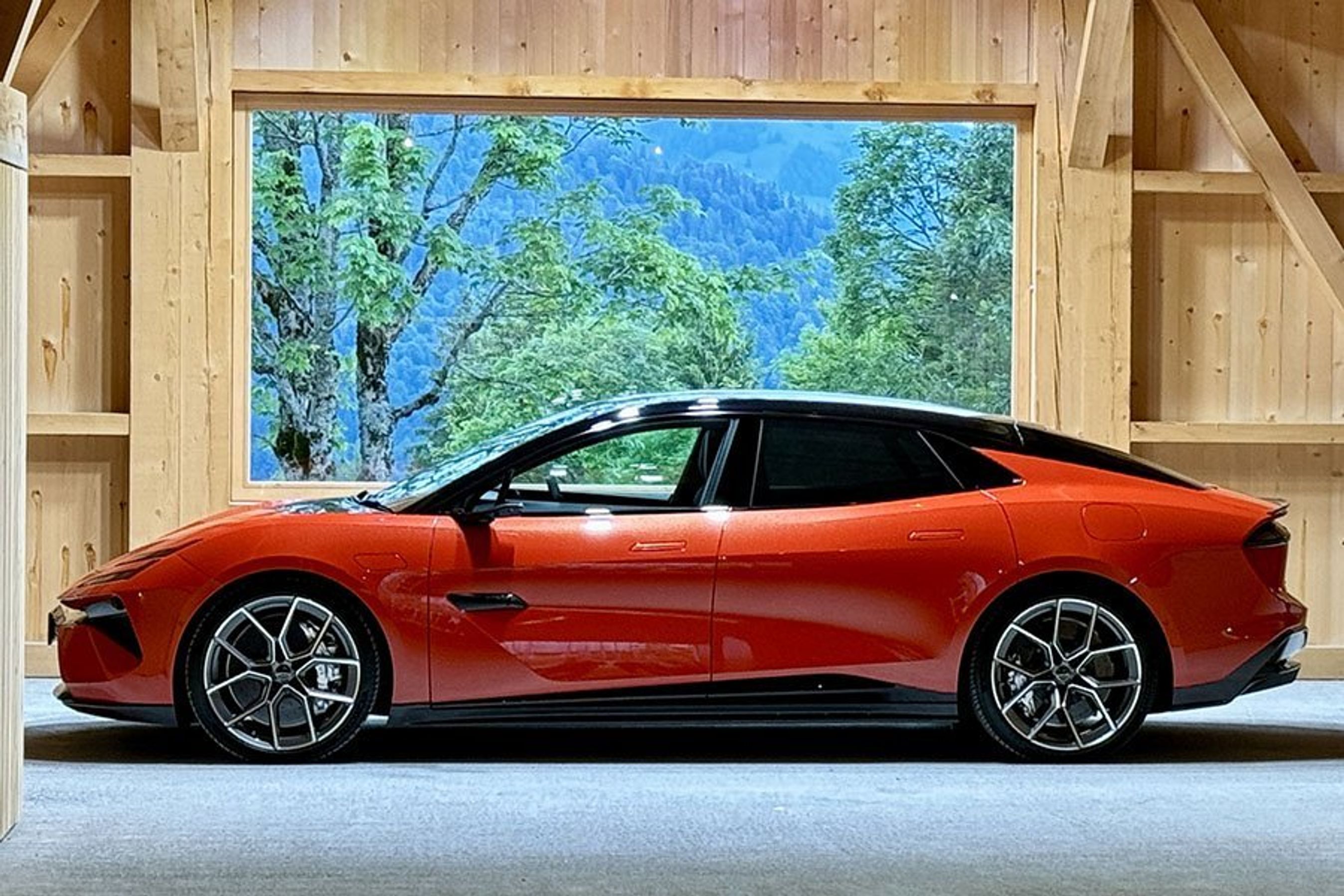 Lotus Emeya set fra siden