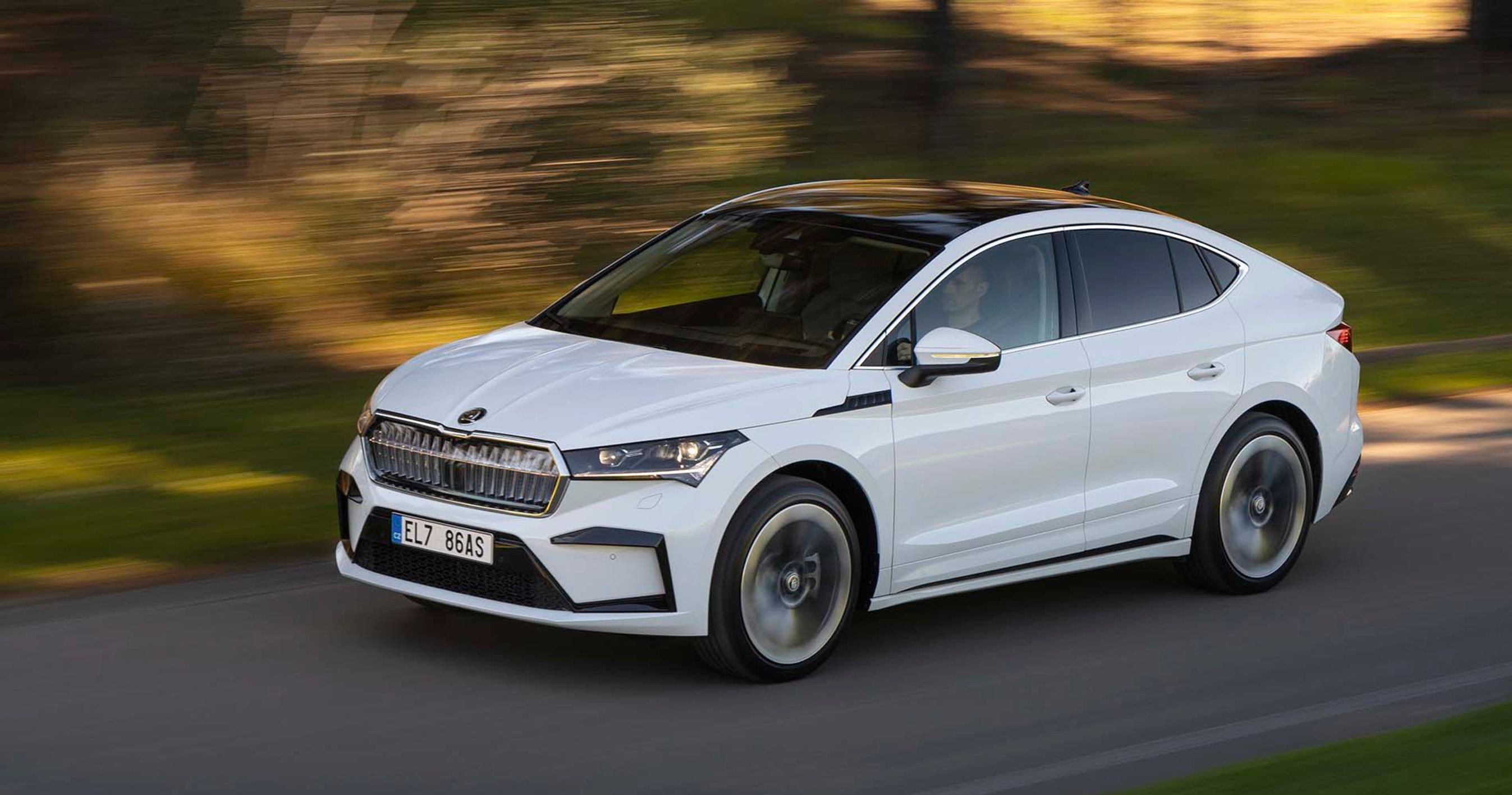 Skoda Enyaq Coupé set forfra