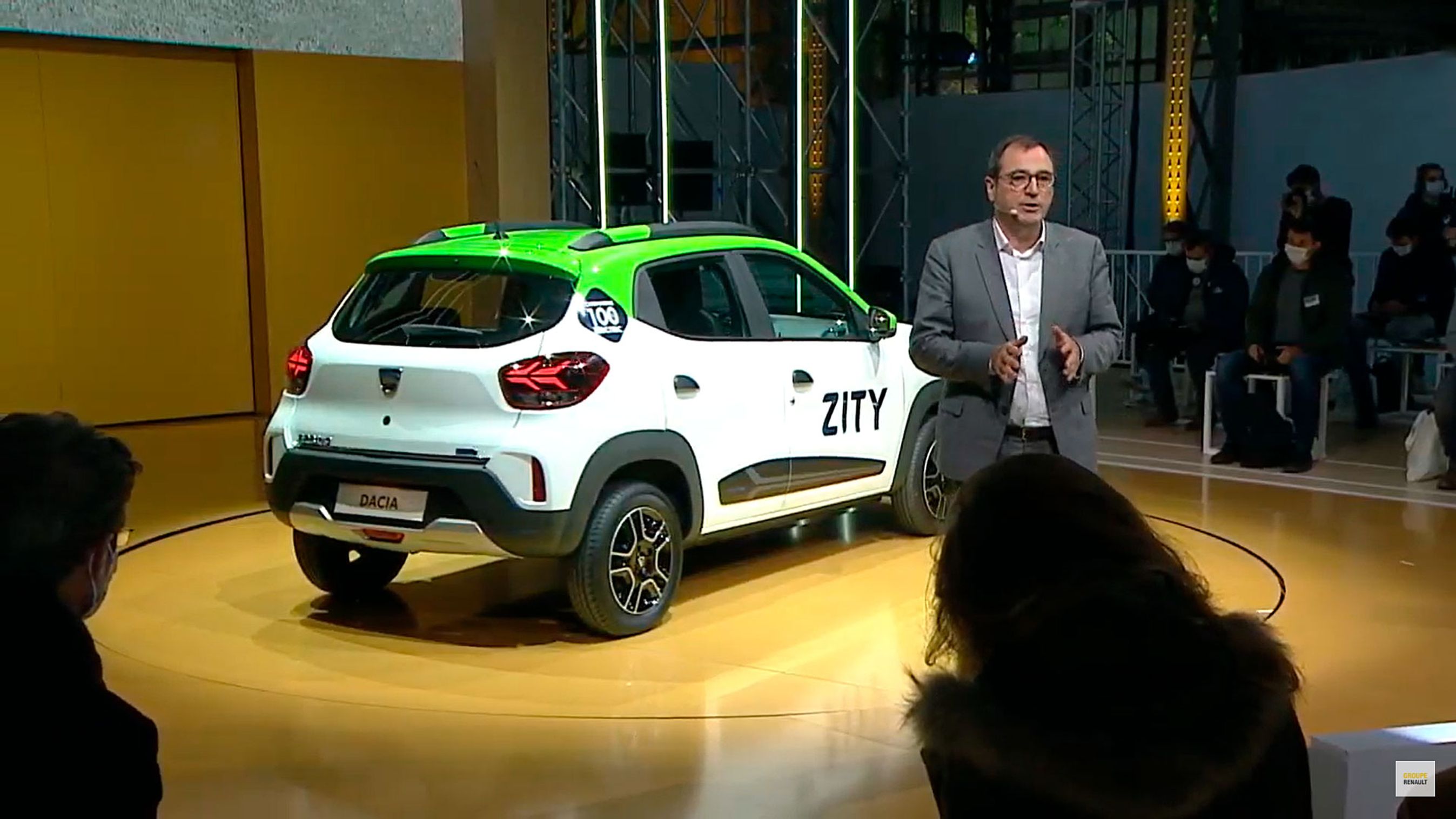 Dacia Spring præsenteres i den europæiske udgave.