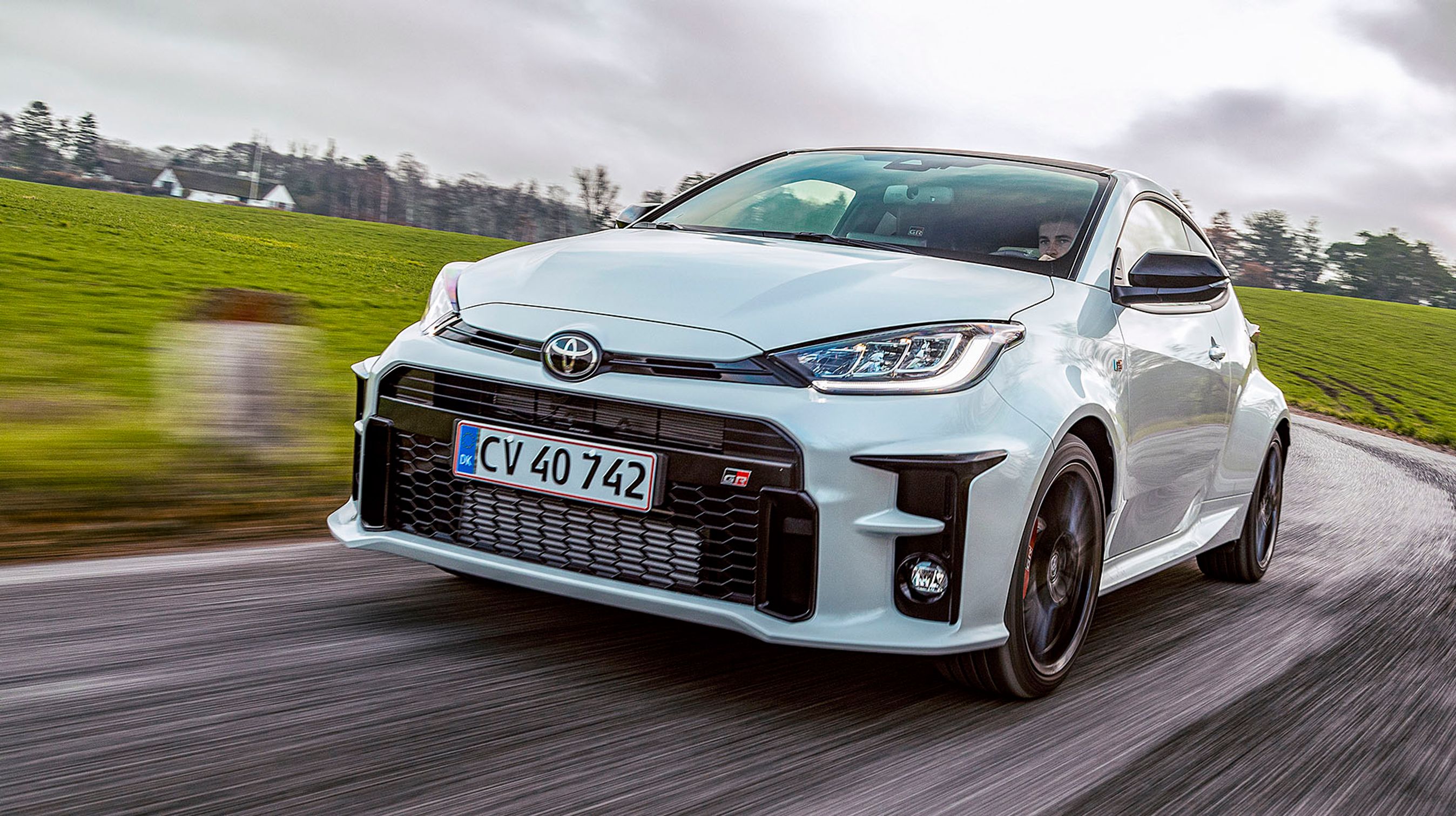 Toyota GR Yaris set forfra