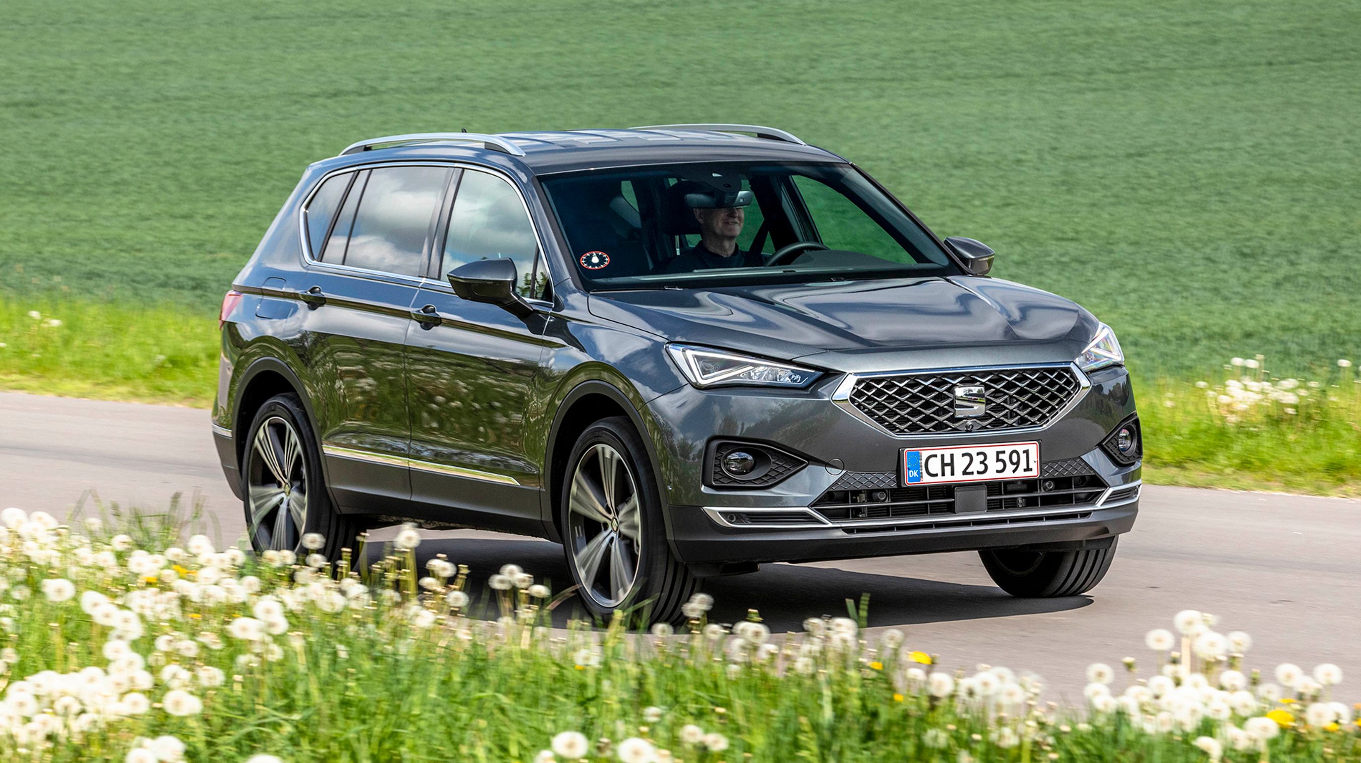 Tarraco er nyeste og største SUV fra spanske Seat. Bilen fås i udgaver med enten plads til fem eller syv personer.