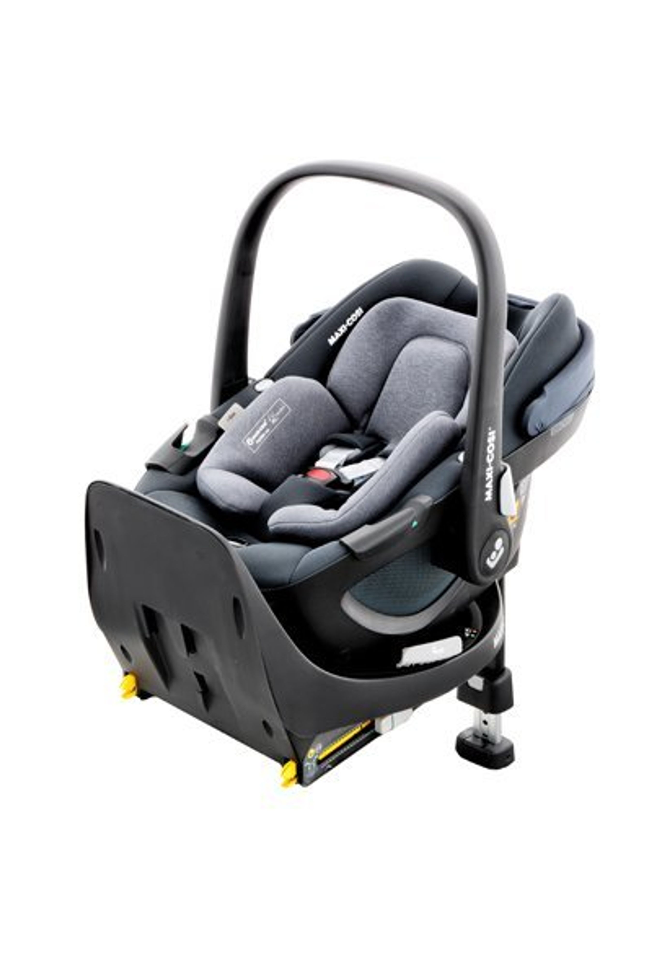 Billede af den testede autostol. 