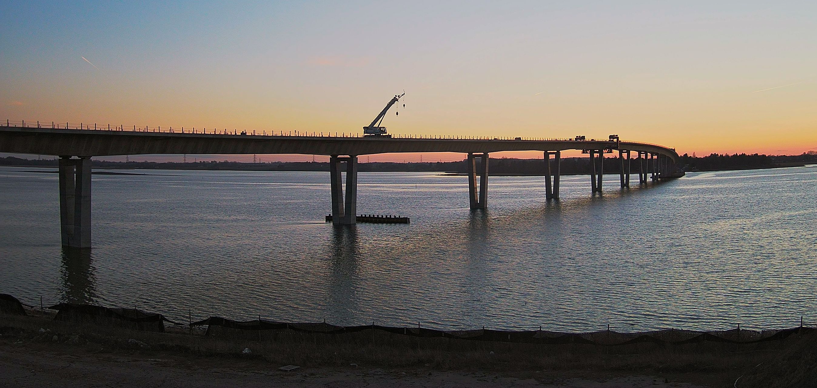 Kronprinsesse Marys Bro er næsten færdig. Foto; Fjordforbindelsen Frederikssund